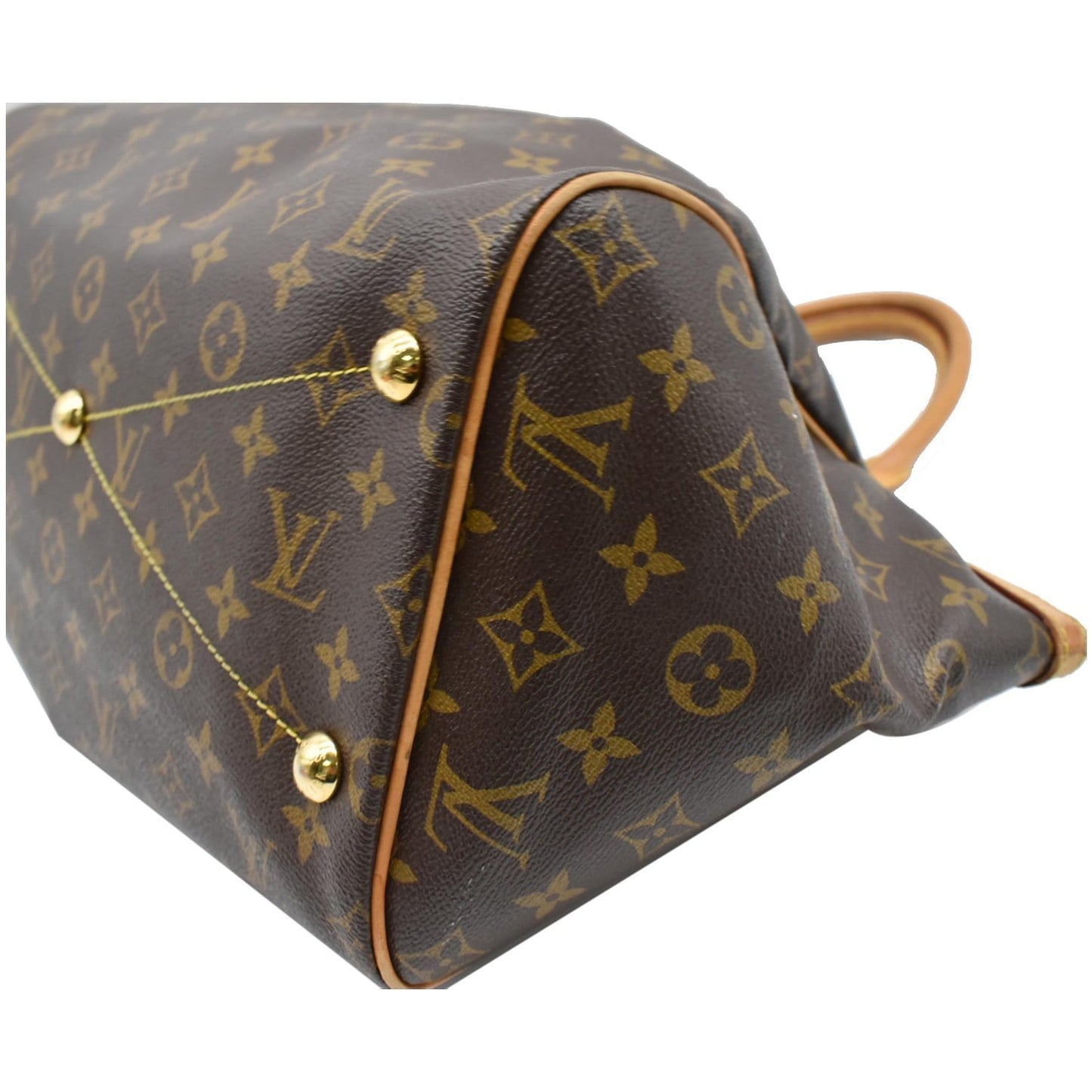 LOUIS VUITTON Tivoli GM Monogram Canvas Shoulder Bag Brown - Hot Deals