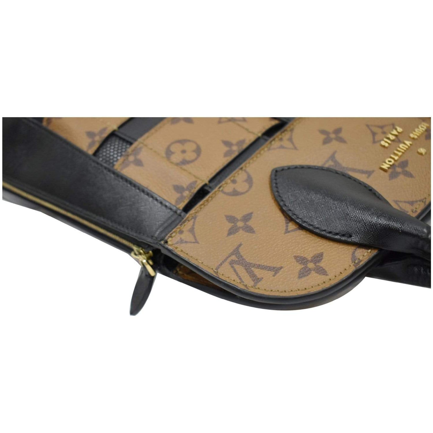 LOUIS VUITTON Tressage Reverse Monogram Tote Bag Brown - 10% OFF
