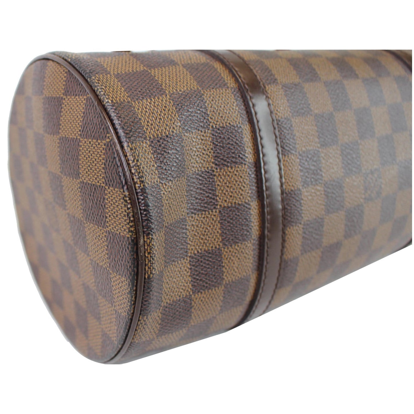 LOUIS VUITTON Papillon 30 Damier Ebene Shoulder Handbag Brown