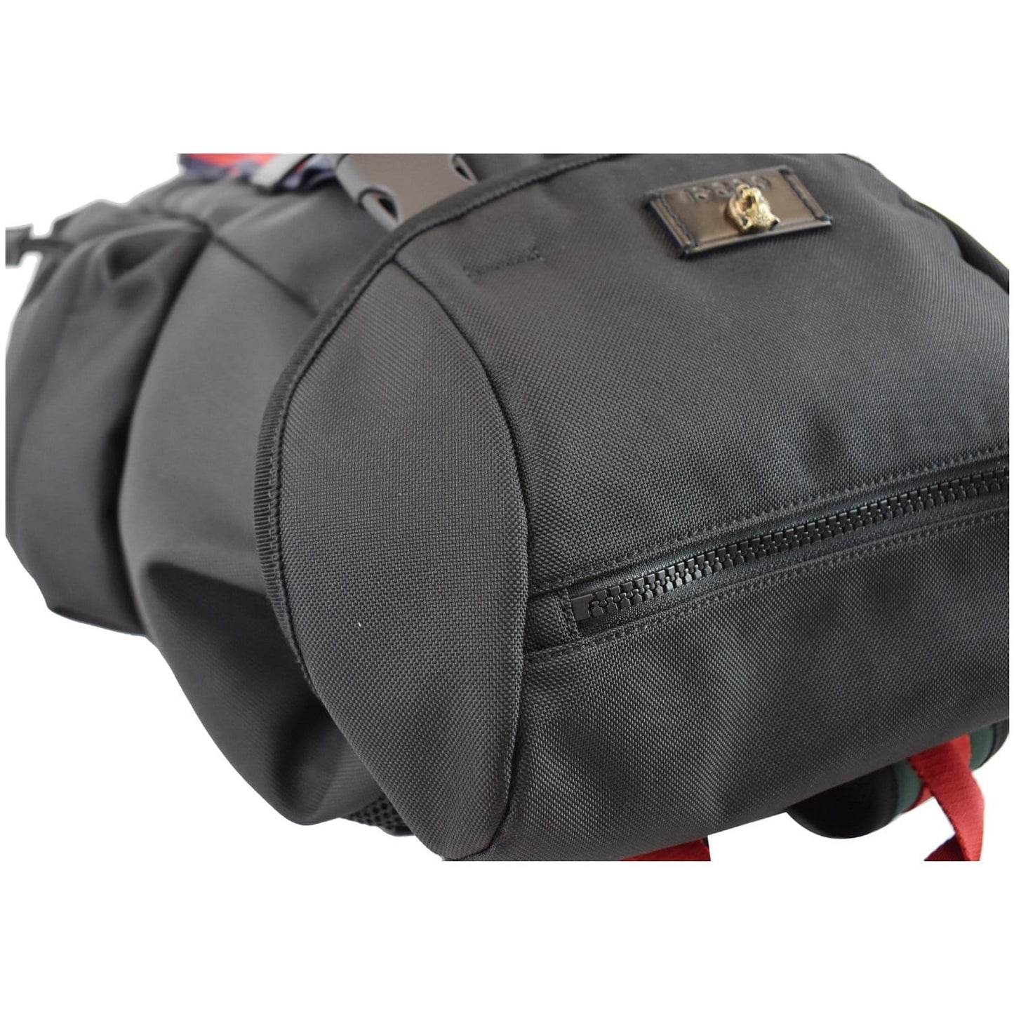 GUCCI Techno Fabric Backpack Bag Black 429037