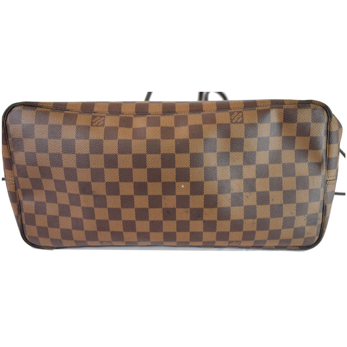 LOUIS VUITTON Neverfull GM Damier Ebene Tote Shoulder Bag Brown