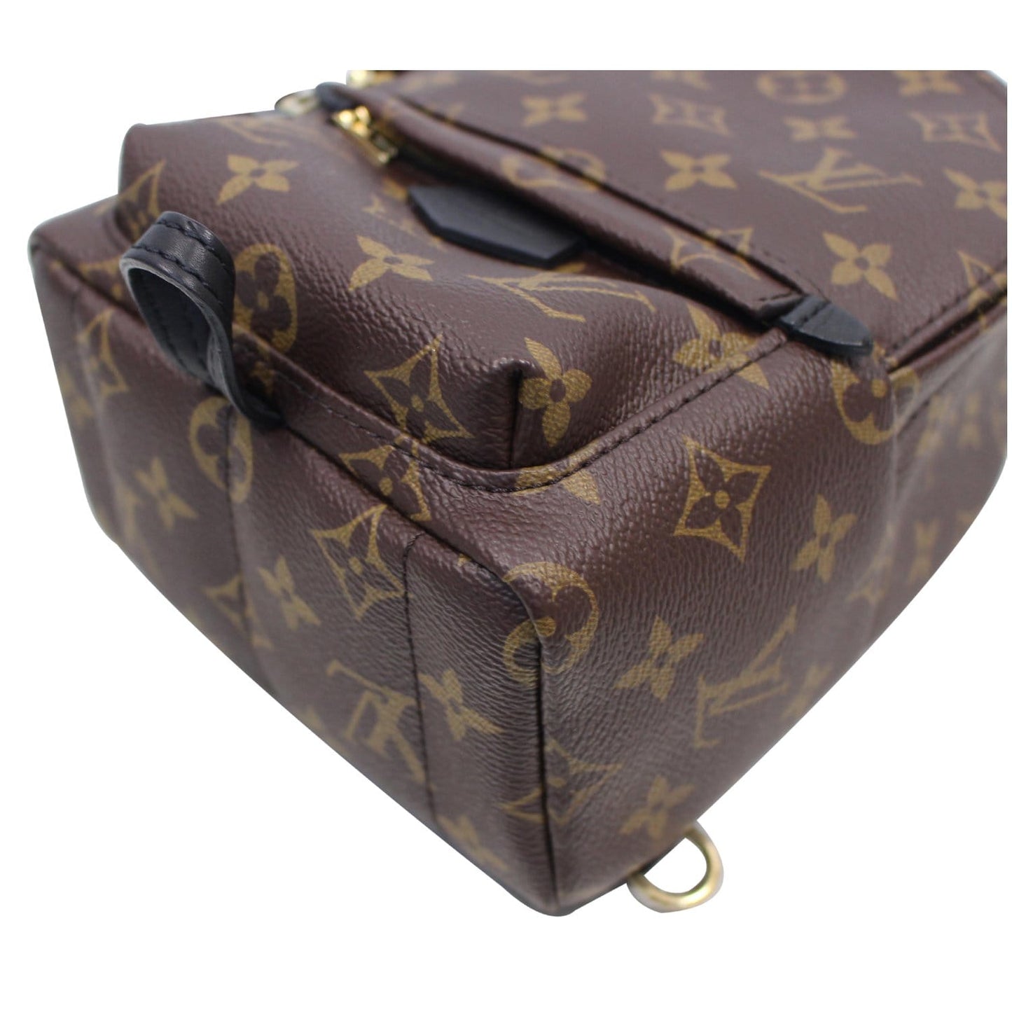 LOUIS VUITTON Palm Springs Mini Monogram Canvas Backpack Brown
