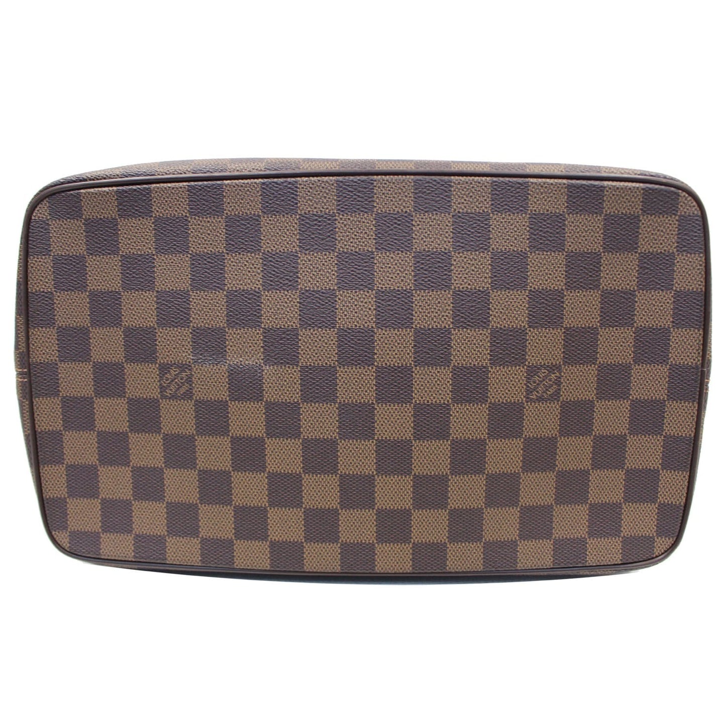LOUIS VUITTON Saleya MM Damier Ebene Shoulder Bag Brown