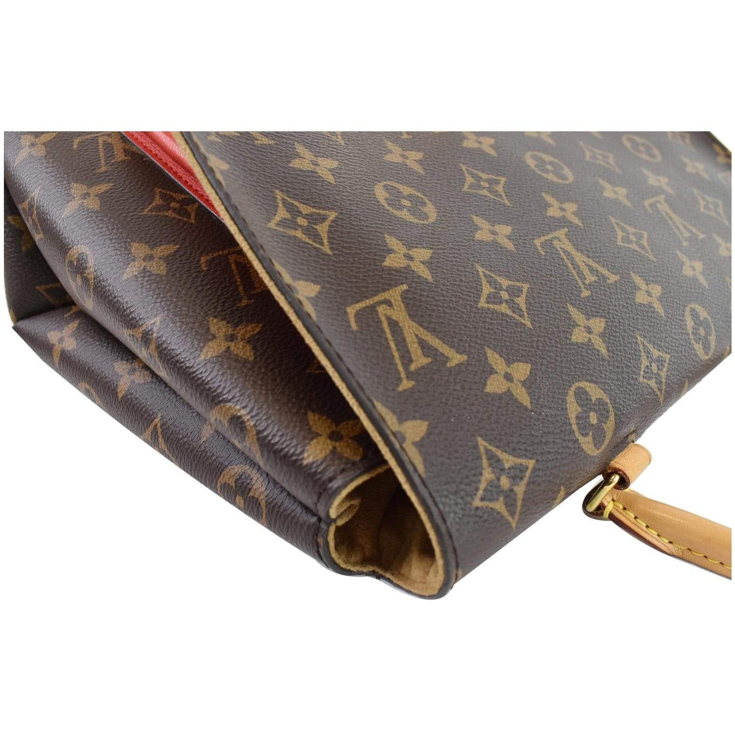 LOUIS VUITTON Marignan Monogram Canvas Shoulder Bag Coquelicot - Final Sale