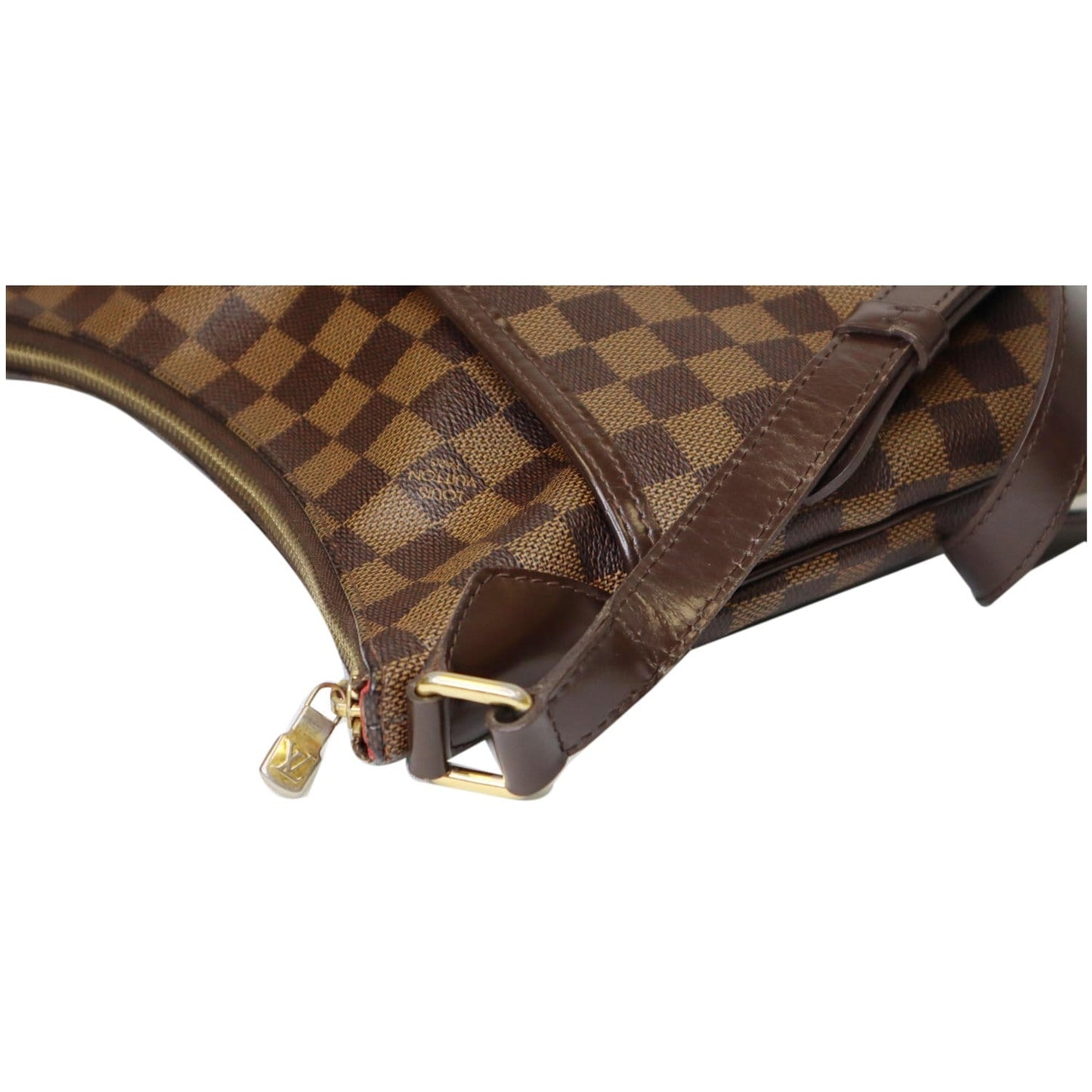 LOUIS VUITTON Bloomsbury PM Damier Ebene Crossbody Bag Brown
