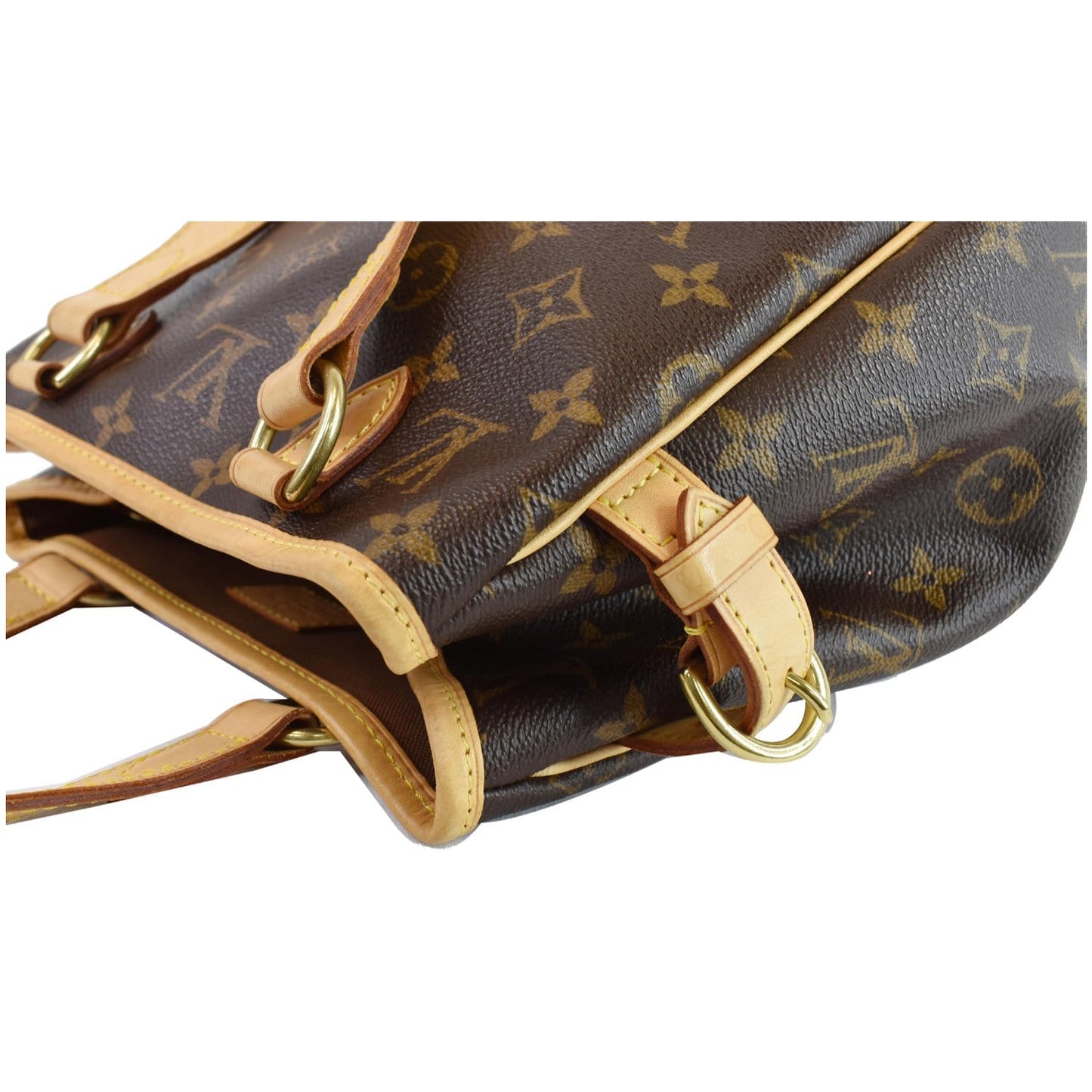 LOUIS VUITTON Batignolles Vertical Monogram Canvas Tote Bag Brown