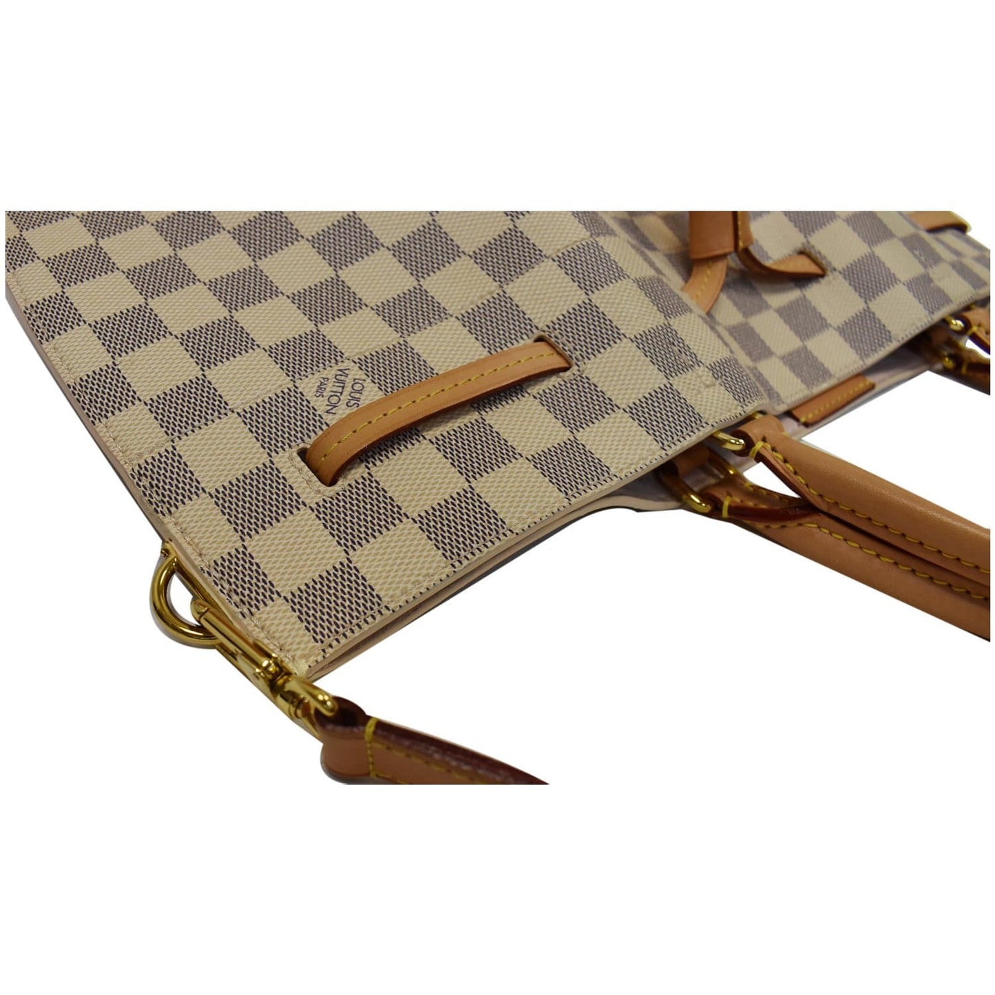 LOUIS VUITTON Girolata Damier Azur Shoulder Bag White