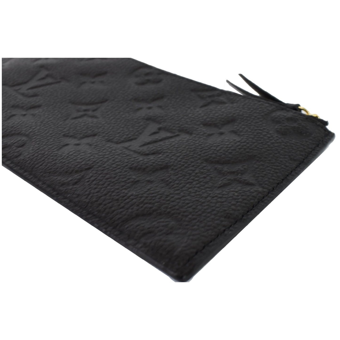 LOUIS VUITTON Felicie Empreinte Insert Zippy Wallet Black