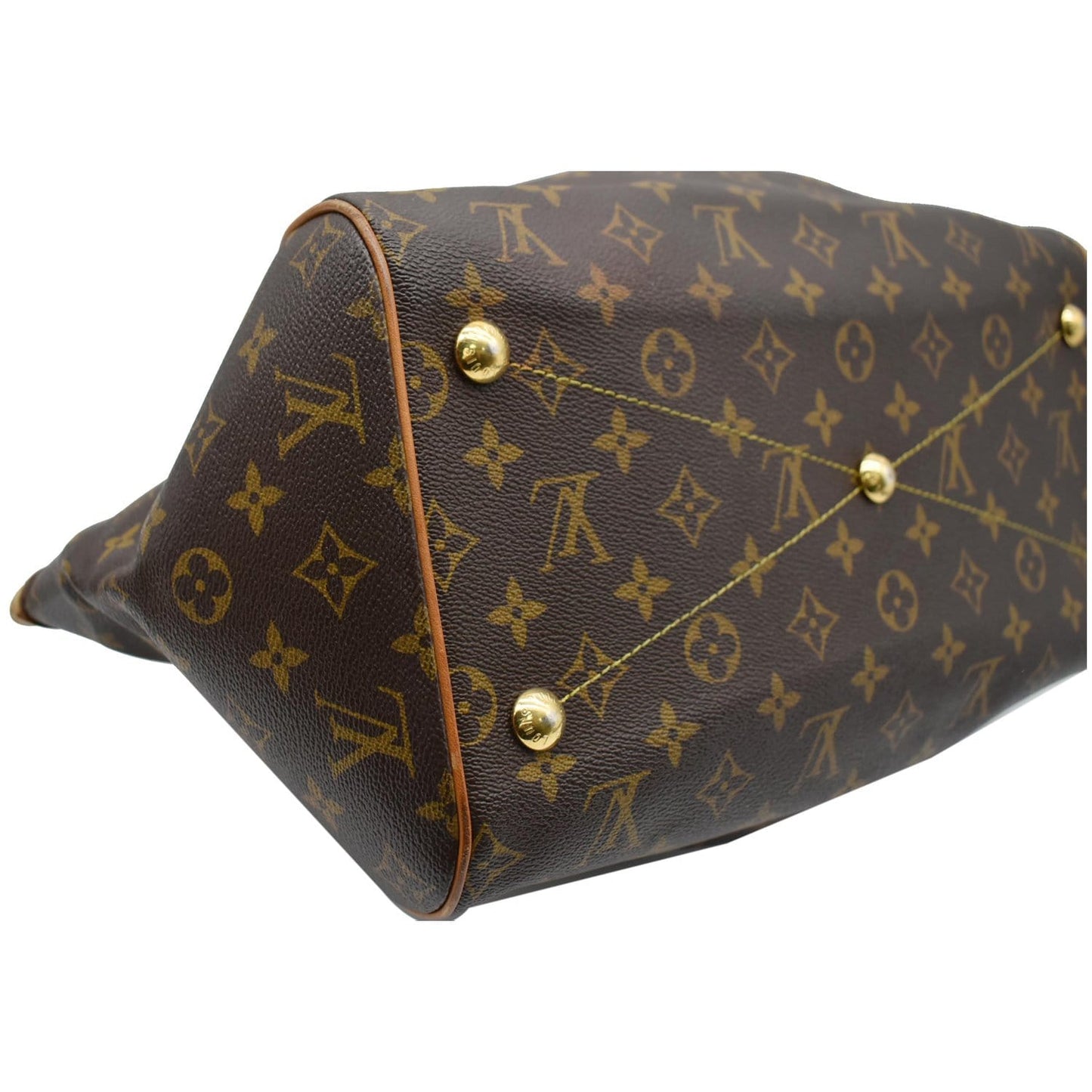 LOUIS VUITTON Tivoli GM Monogram Canvas Shoulder Bag Brown - 15% OFF