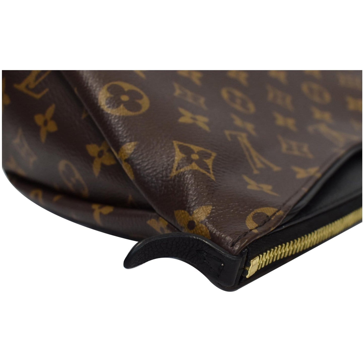 LOUIS VUITTON Pallas Monogram Canvas Beauty Case Cosmetic Bag Black