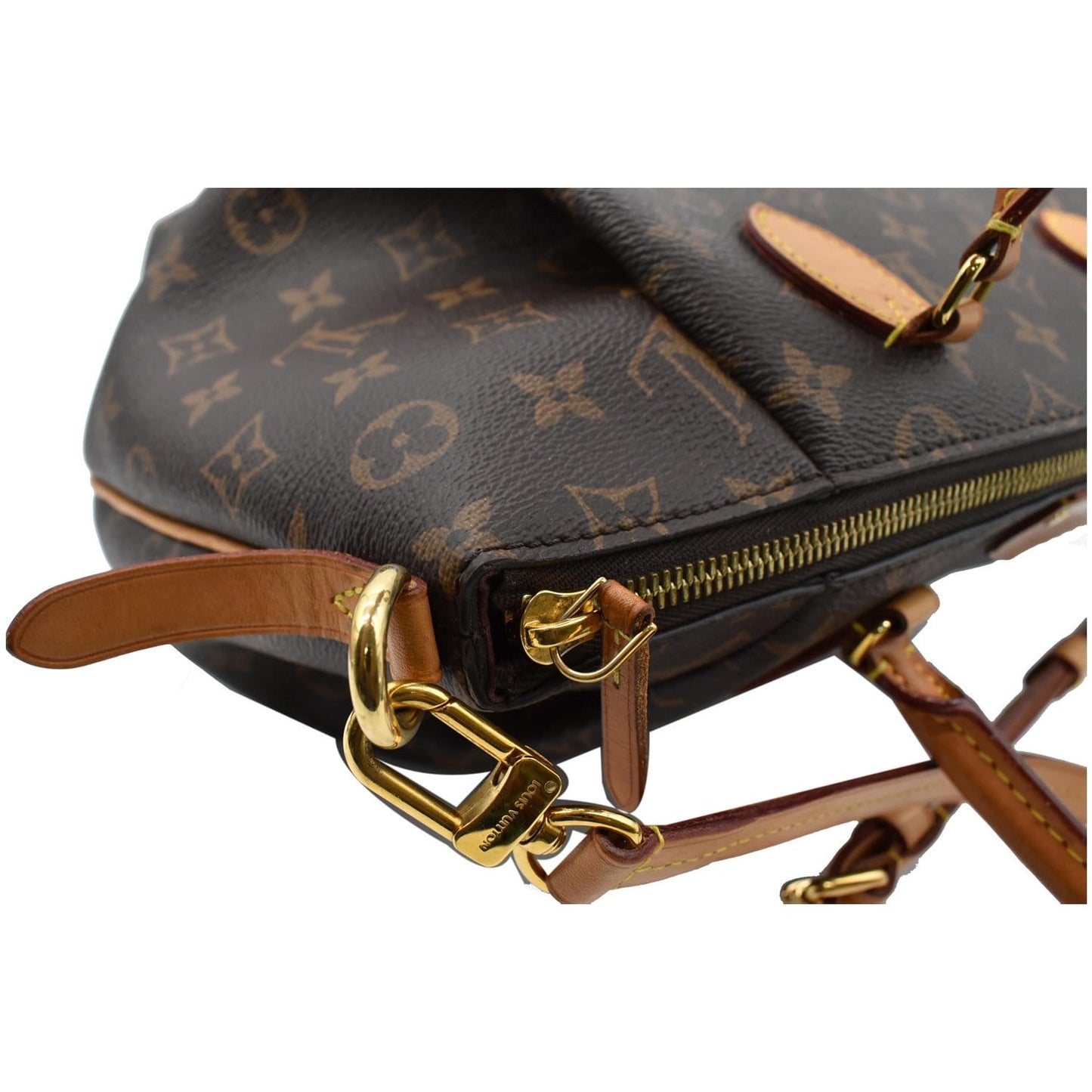 LOUIS VUITTON Turenne MM Monogram Canvas 2Way Shoulder Bag Brown