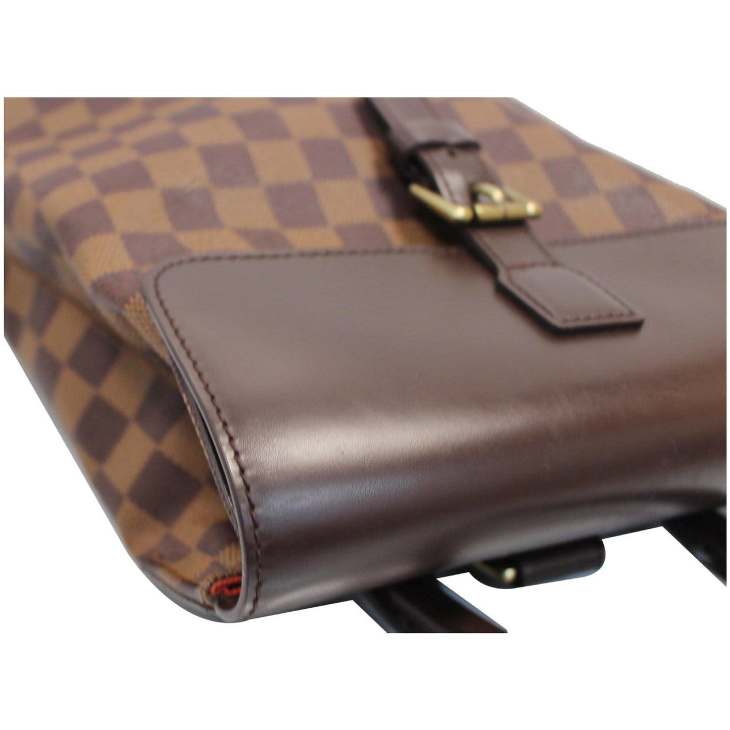 LOUIS VUITTON Soho Damier Ebene Backpack Bag Brown