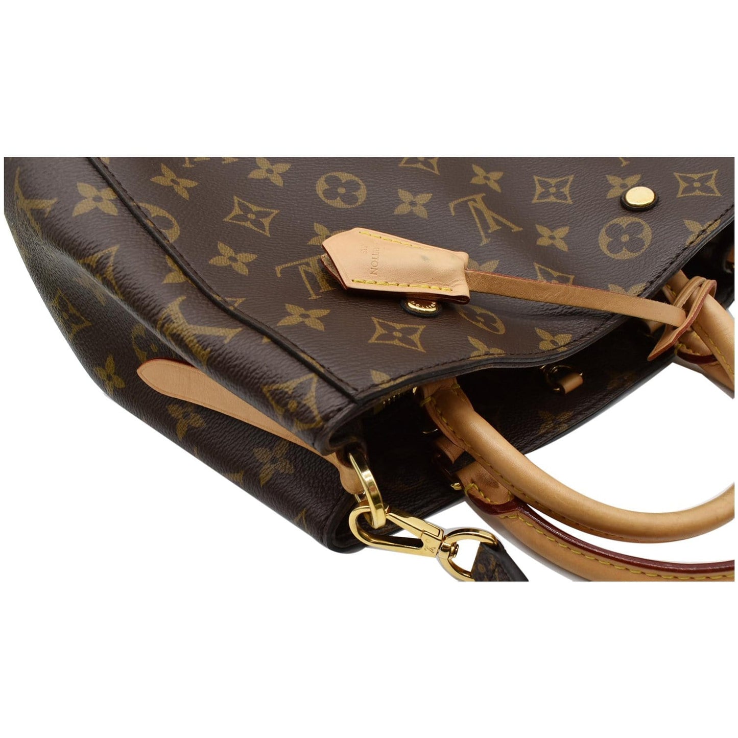 LOUIS VUITTON Montaigne BB Monogram Canvas Satchel Bag Brown - 20% OFF