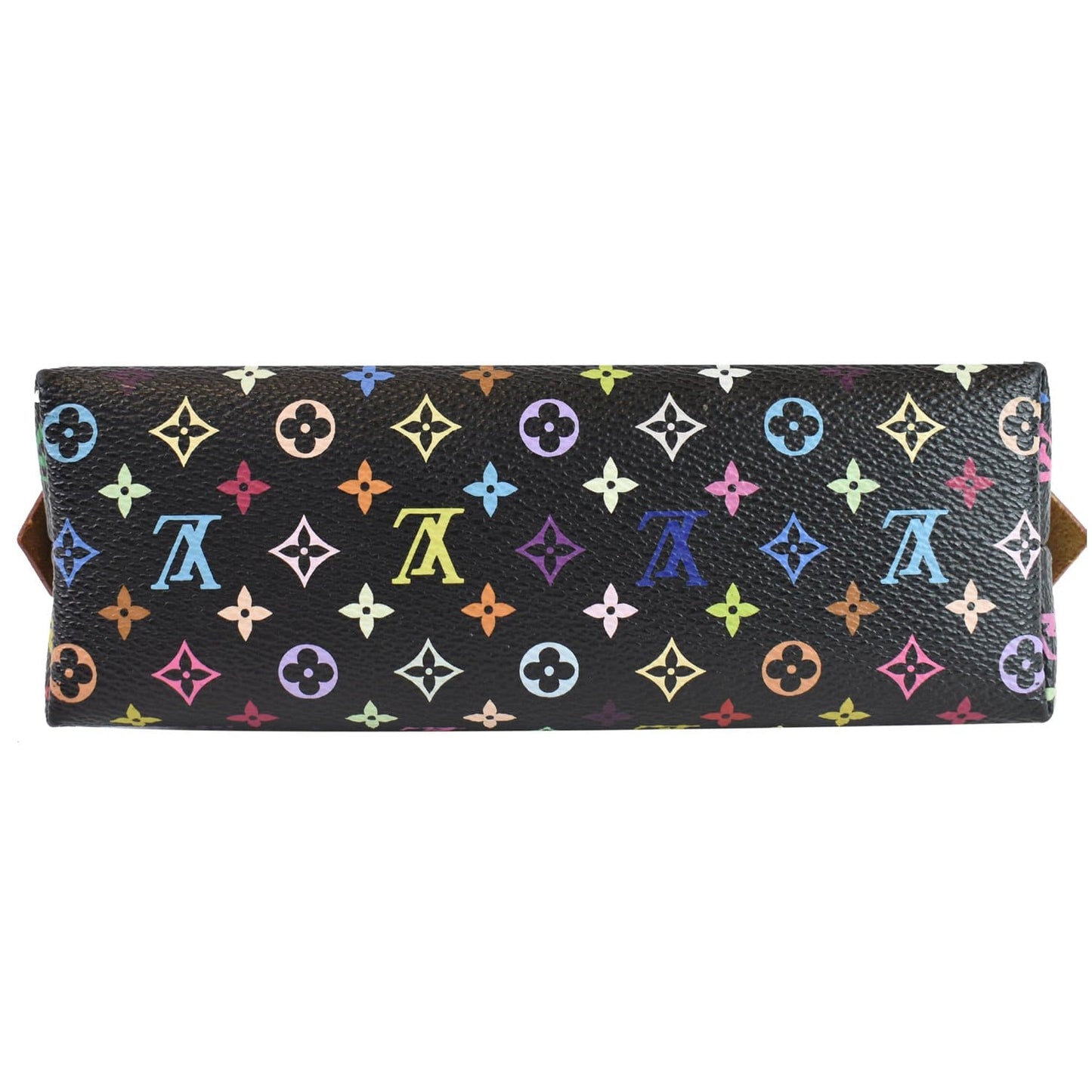 LOUIS VUITTON Monogram Multicolor Pochette Cosmetic Pouch Black
