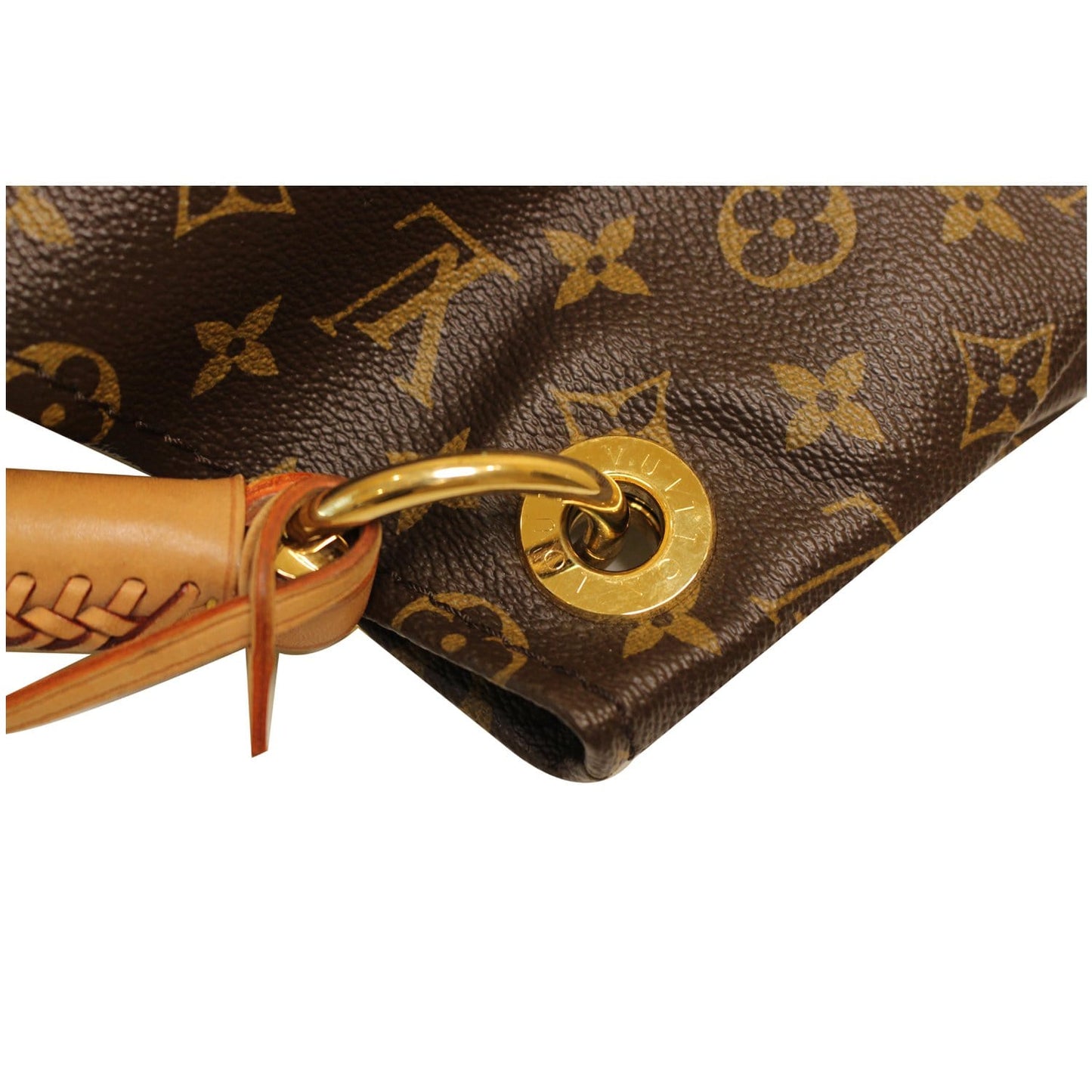 LOUIS VUITTON Artsy GM Monogram Canvas Shoulder Bag Brown