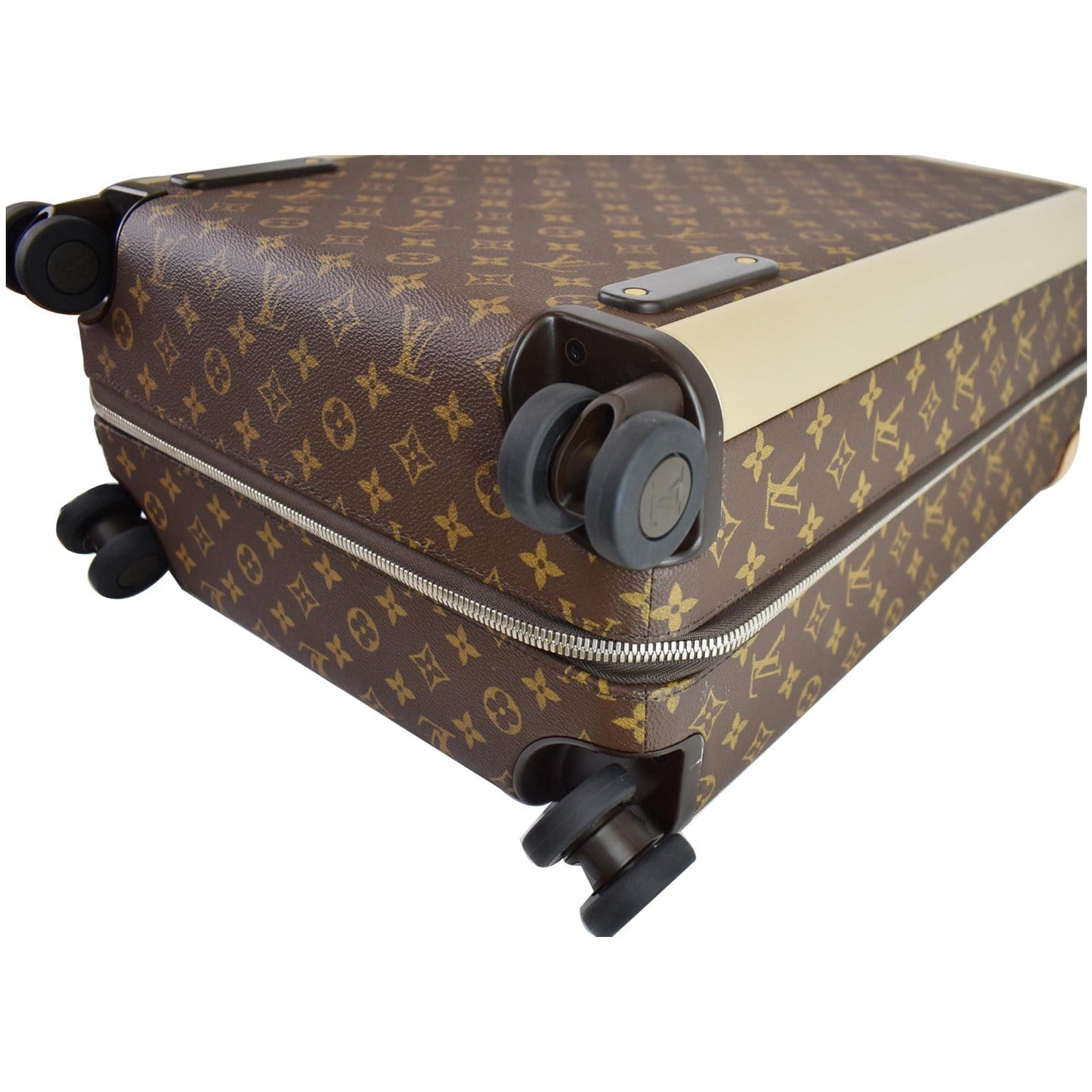 LOUIS VUITTON Horizon 55 Monogram Canvas Rolling Suitcase Brown