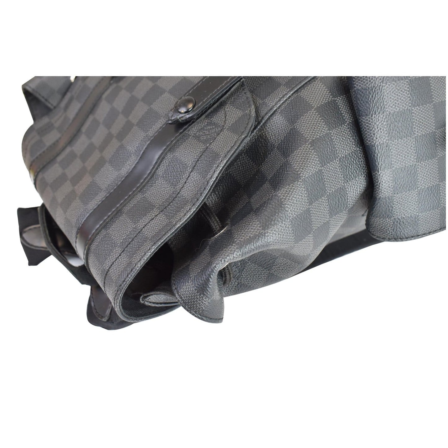 LOUIS VUITTON Christopher PM Damier Graphite Backpack Bag Black