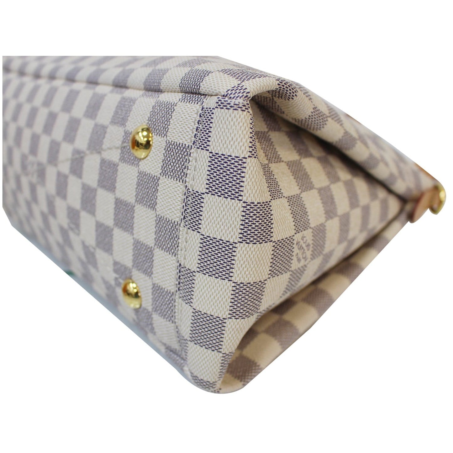 LOUIS VUITTON Lymington Damier Azur Shoulder Bag White