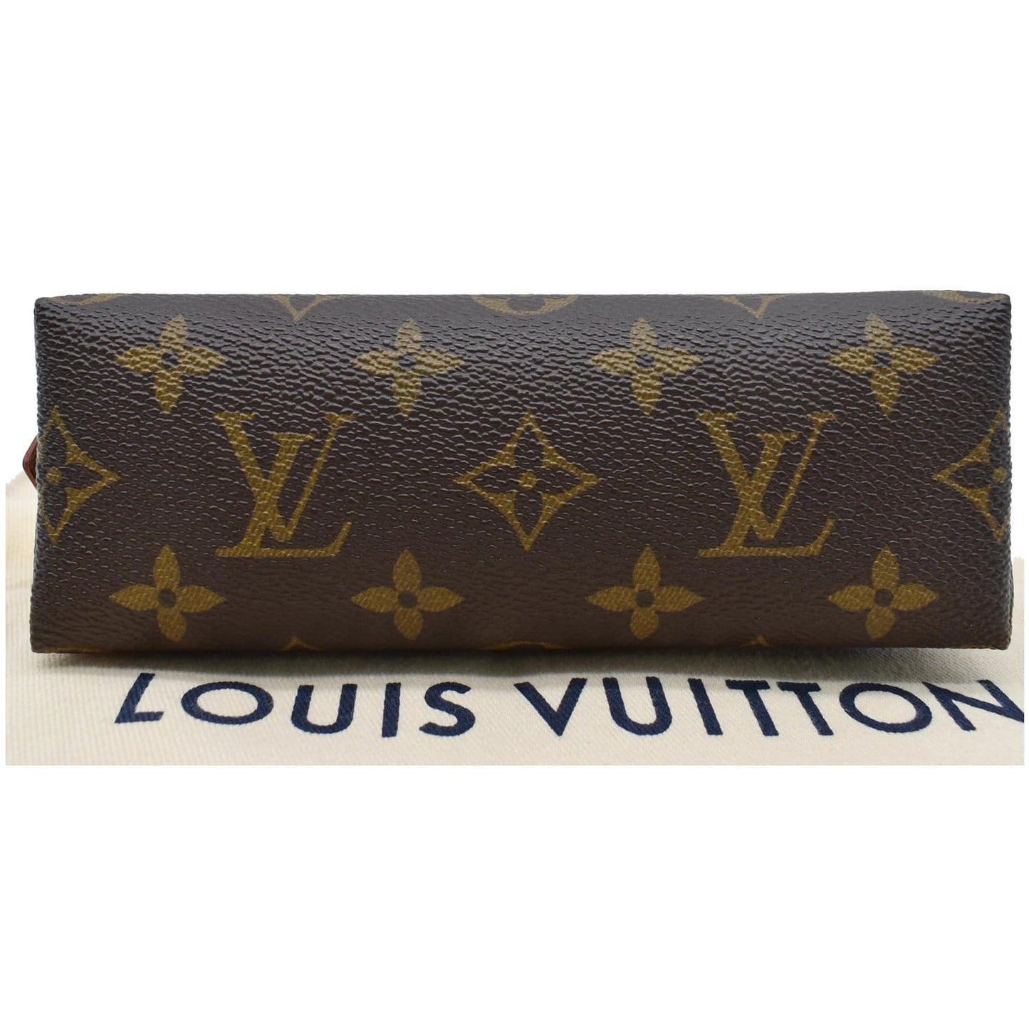 LOUIS VUITTON Monogram Canvas Cosmetic Pouch Brown