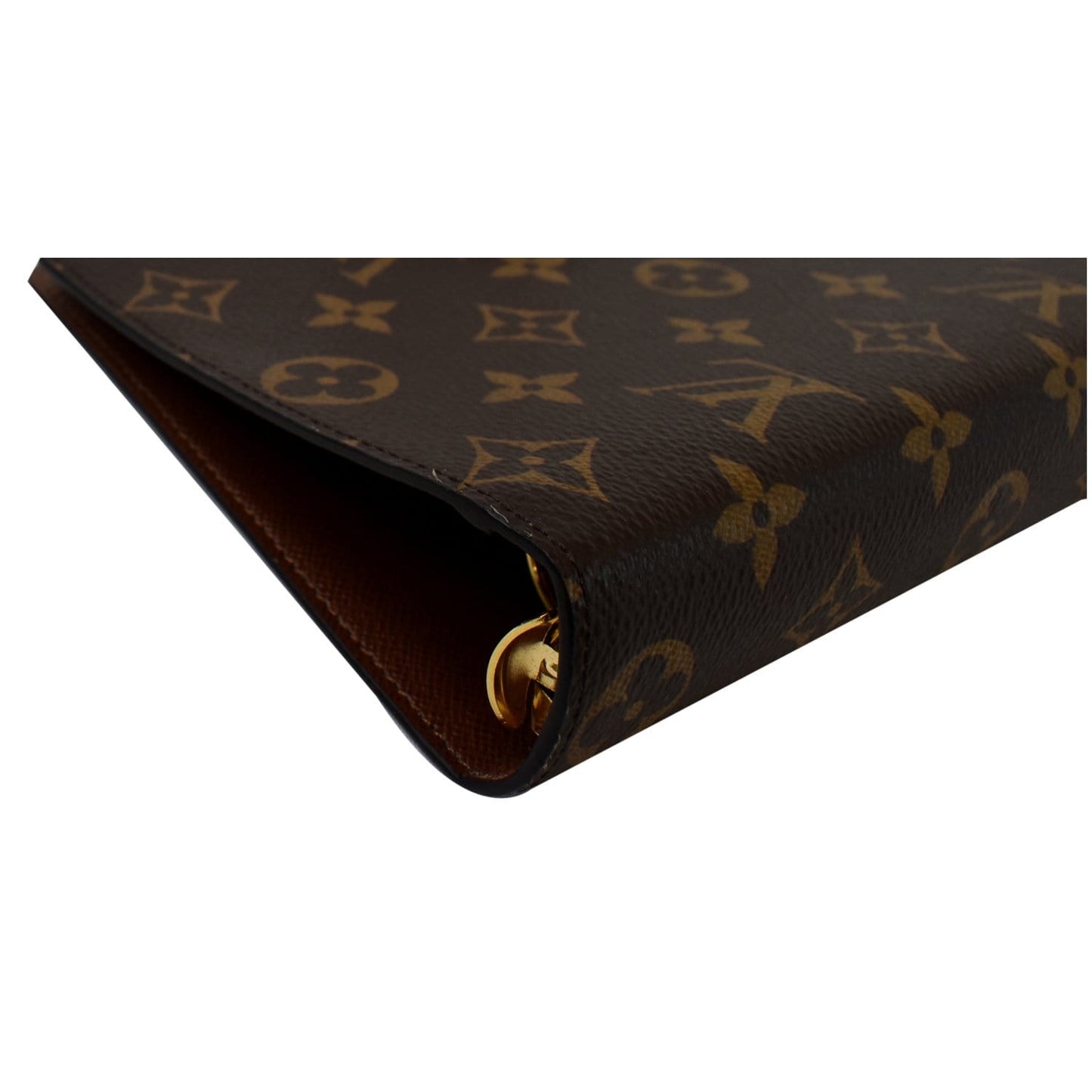 LOUIS VUITTON Agenda PM Monogram Canvas Planner Cover Brown