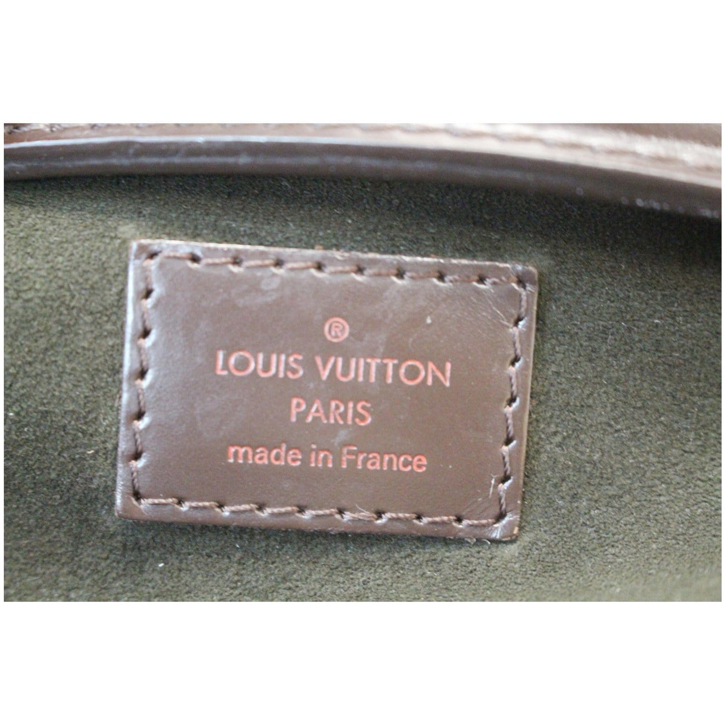 LOUIS VUITTON Portobello GM Damier Ebene Shoulder Bag Brown