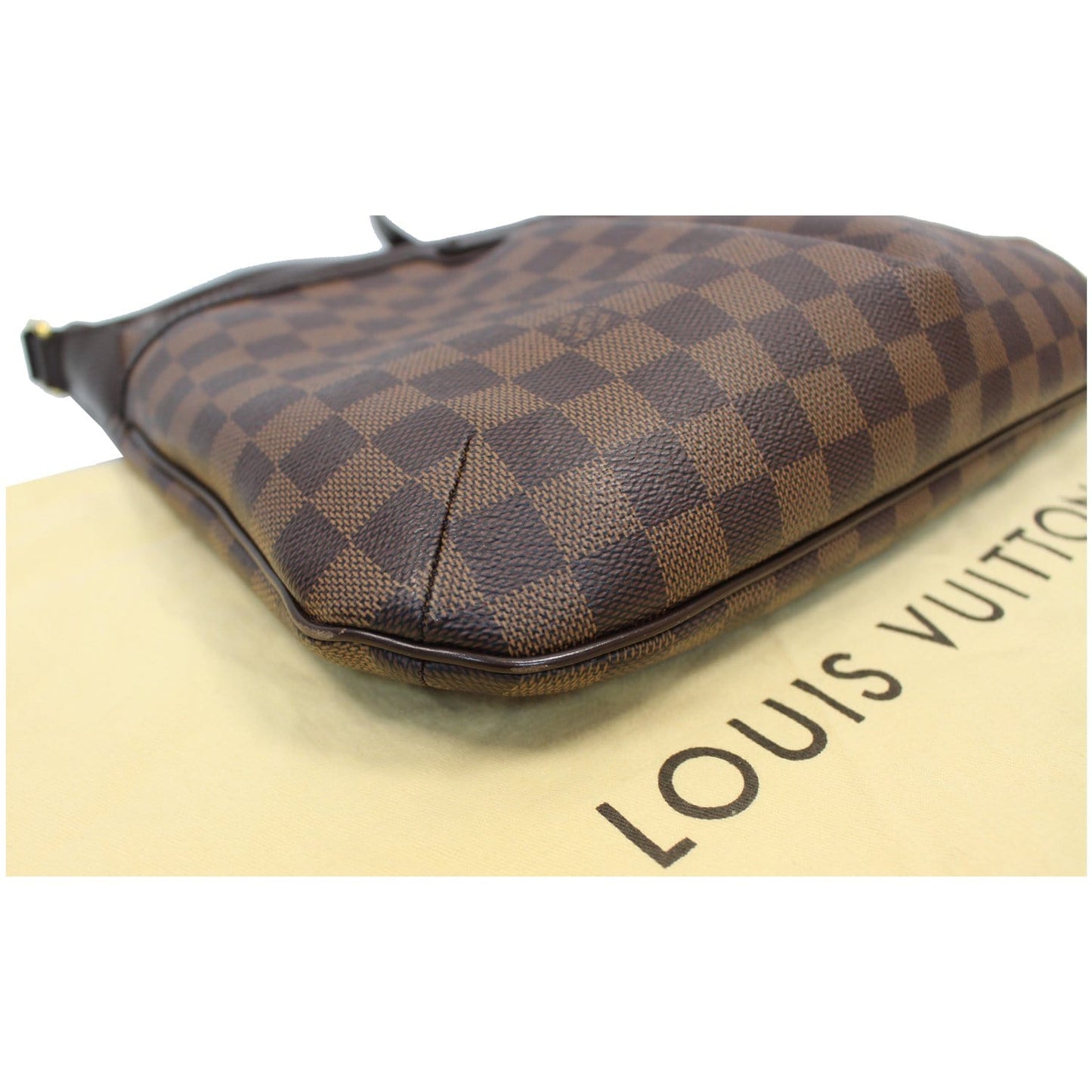 LOUIS VUITTON Bloomsbury PM Damier Ebene Crossbody Bag Brown