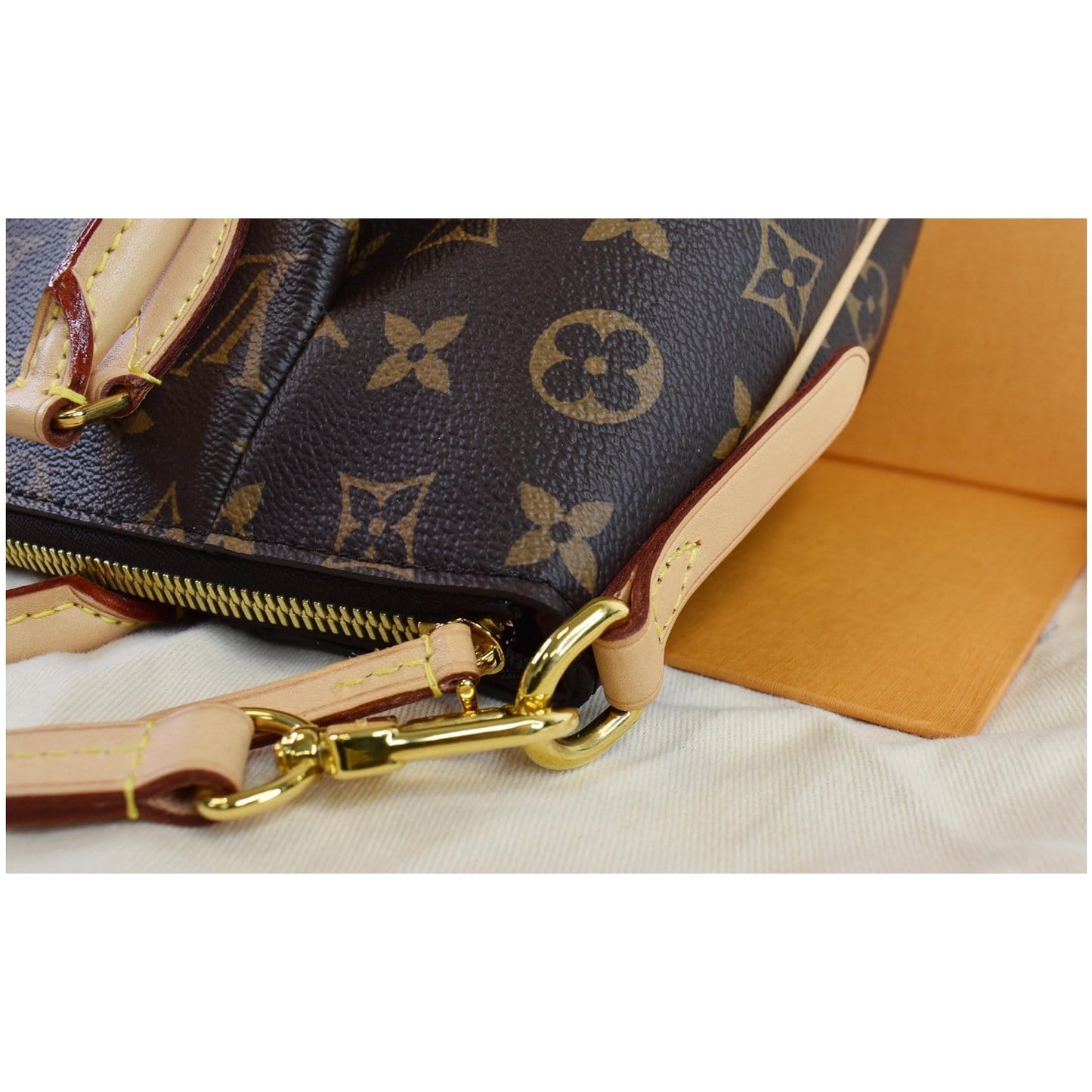 LOUIS VUITTON Turenne PM Monogram Canvas Shoulder Bag Brown