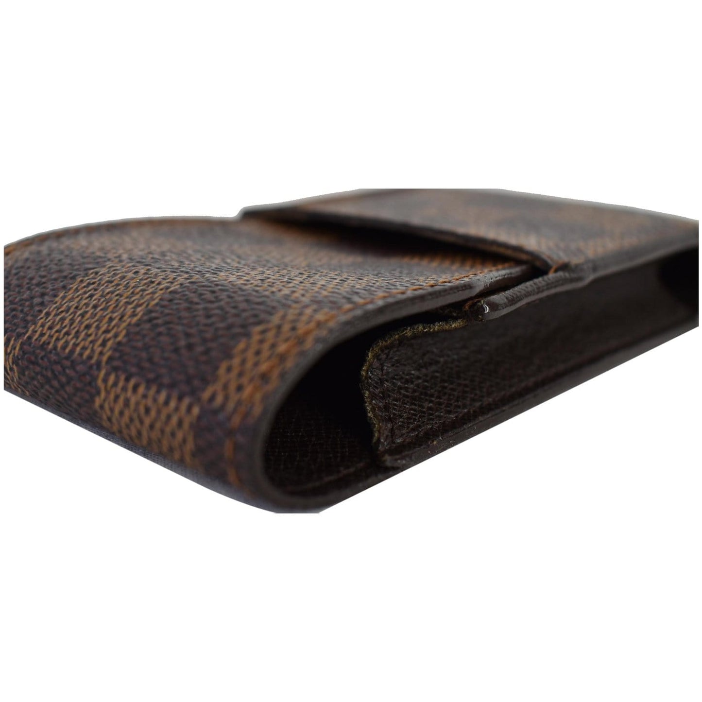 LOUIS VUITTON Damier Ebene Etui Cigarette Case Brown