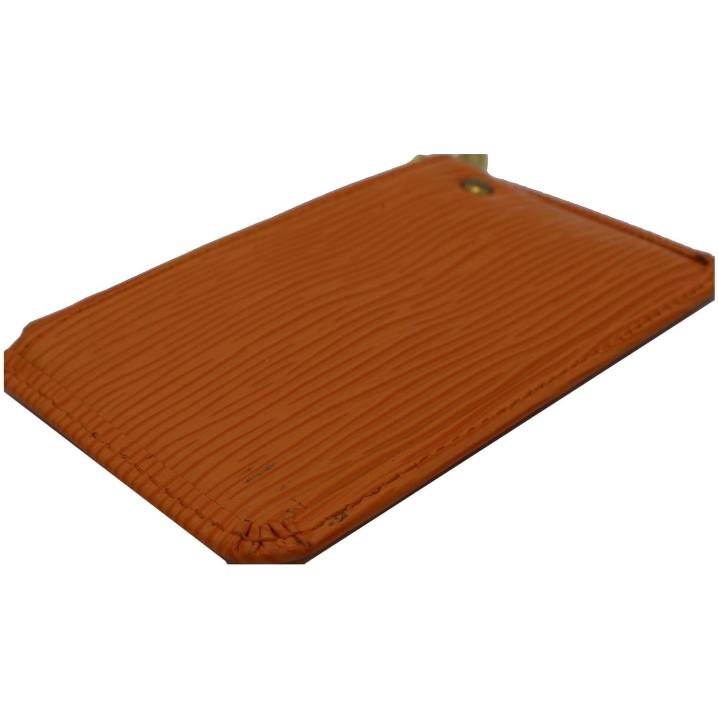 LOUIS VUITTON Epi Leather Pochette Cles Key Pouch Tassel Orange