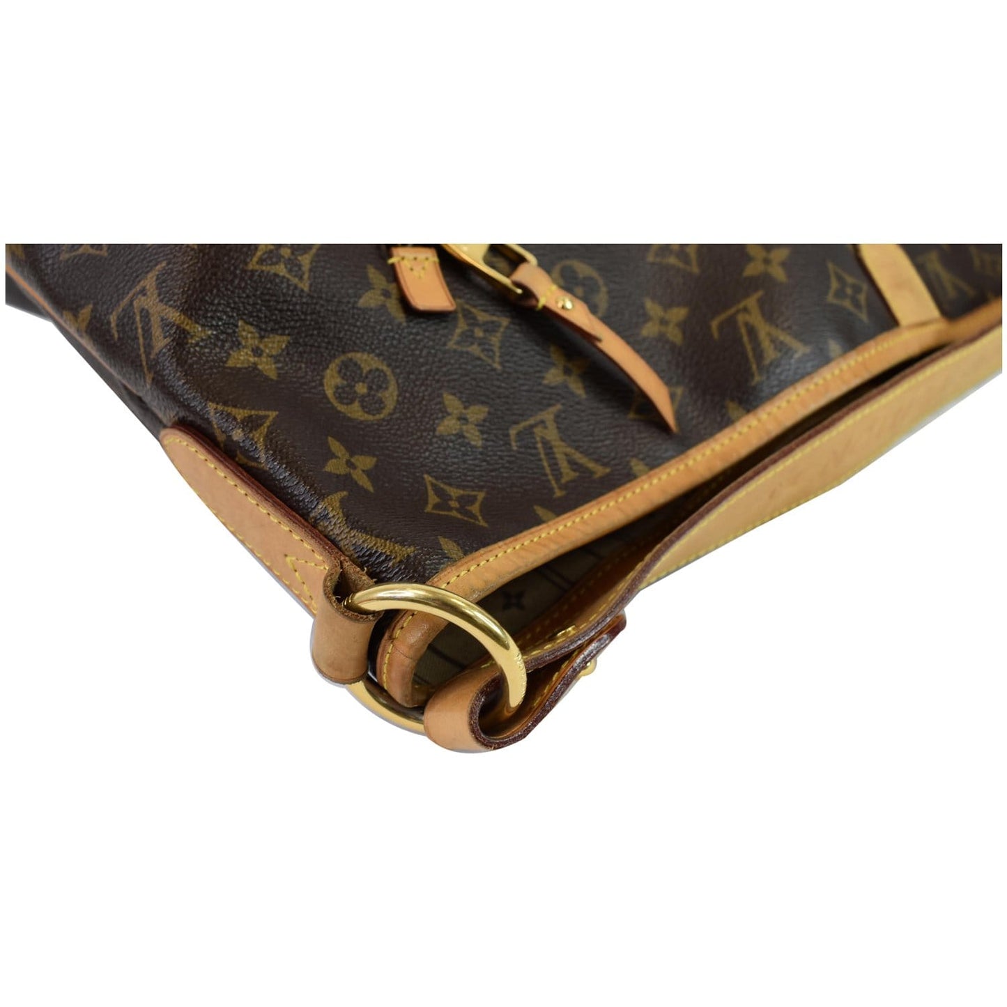 LOUIS VUITTON Delightful GM Monogram Canvas Shoulder Bag Brown