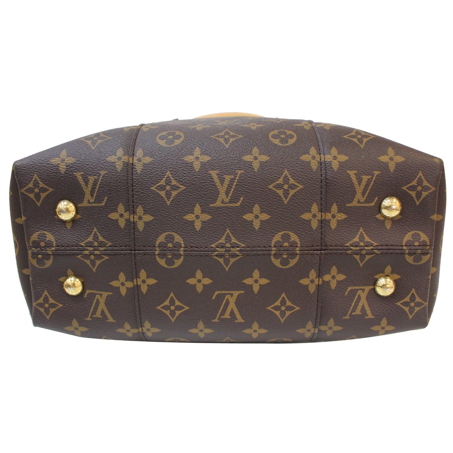 LOUIS VUITTON Melie Monogram Canvas Hobo Shoulder Bag Brown