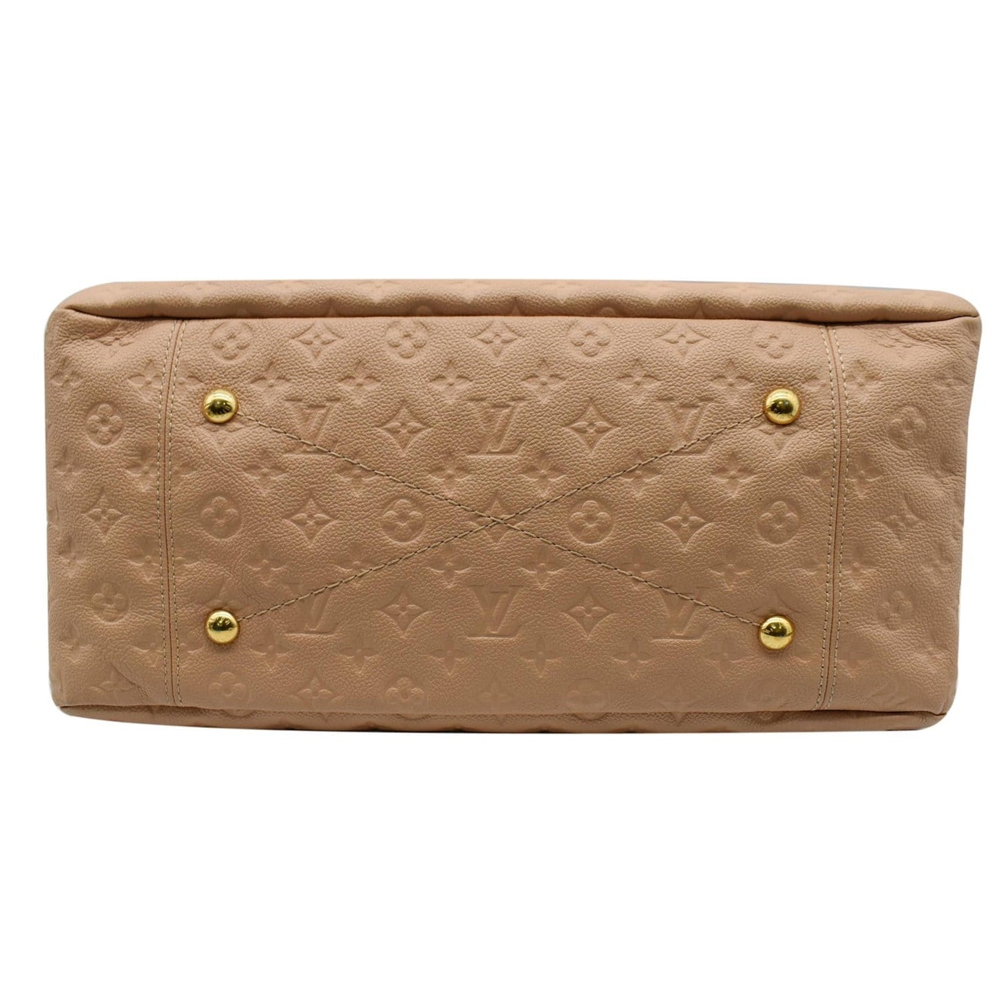 LOUIS VUITTON Artsy MM Empreinte Leather Shoulder Bag Dune