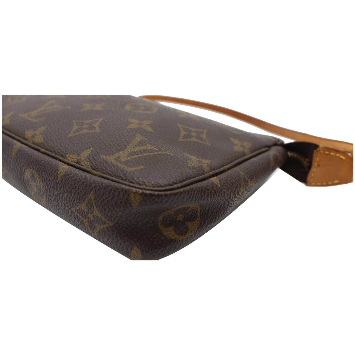 LOUIS VUITTON Pochette Accessoires Monogram Canvas Pouch  Brown