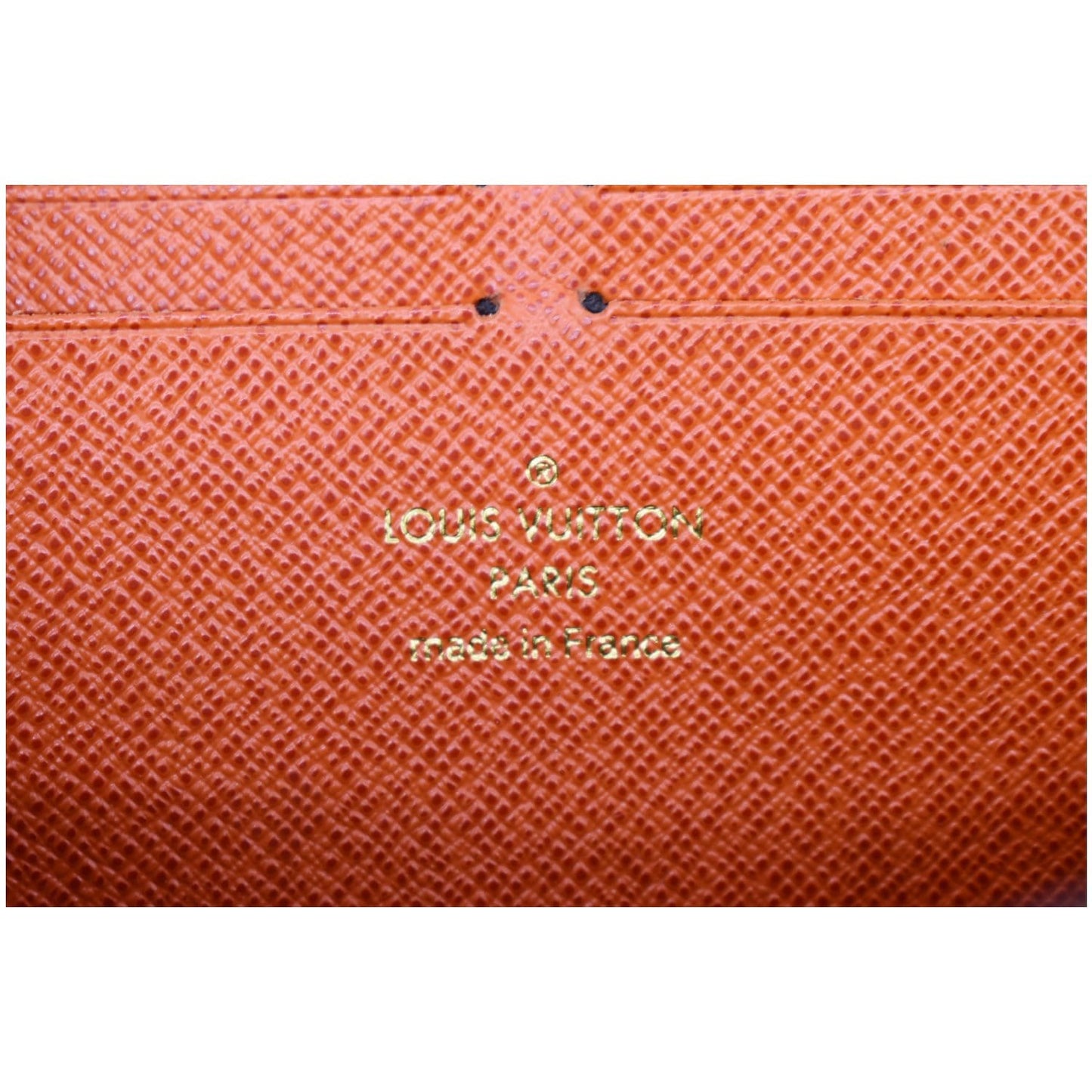 LOUIS VUITTON Clemence Monogram Canvas Zippy Wallet Brown