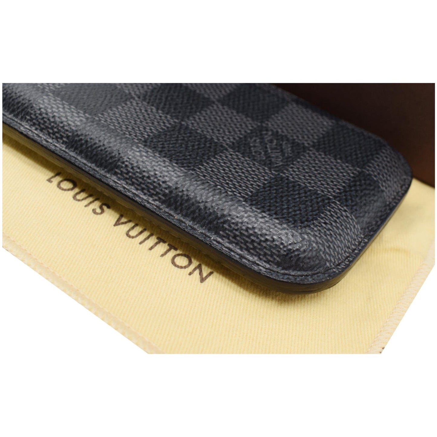 LOUIS VUITTON Etui iPhone 3G Damier Graphite Case Black