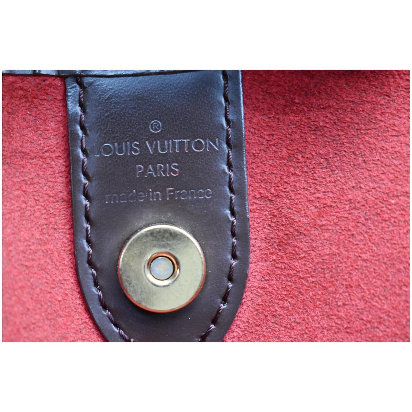 LOUIS VUITTON Galliera PM Damier Ebene Shoulder Bag Brown
