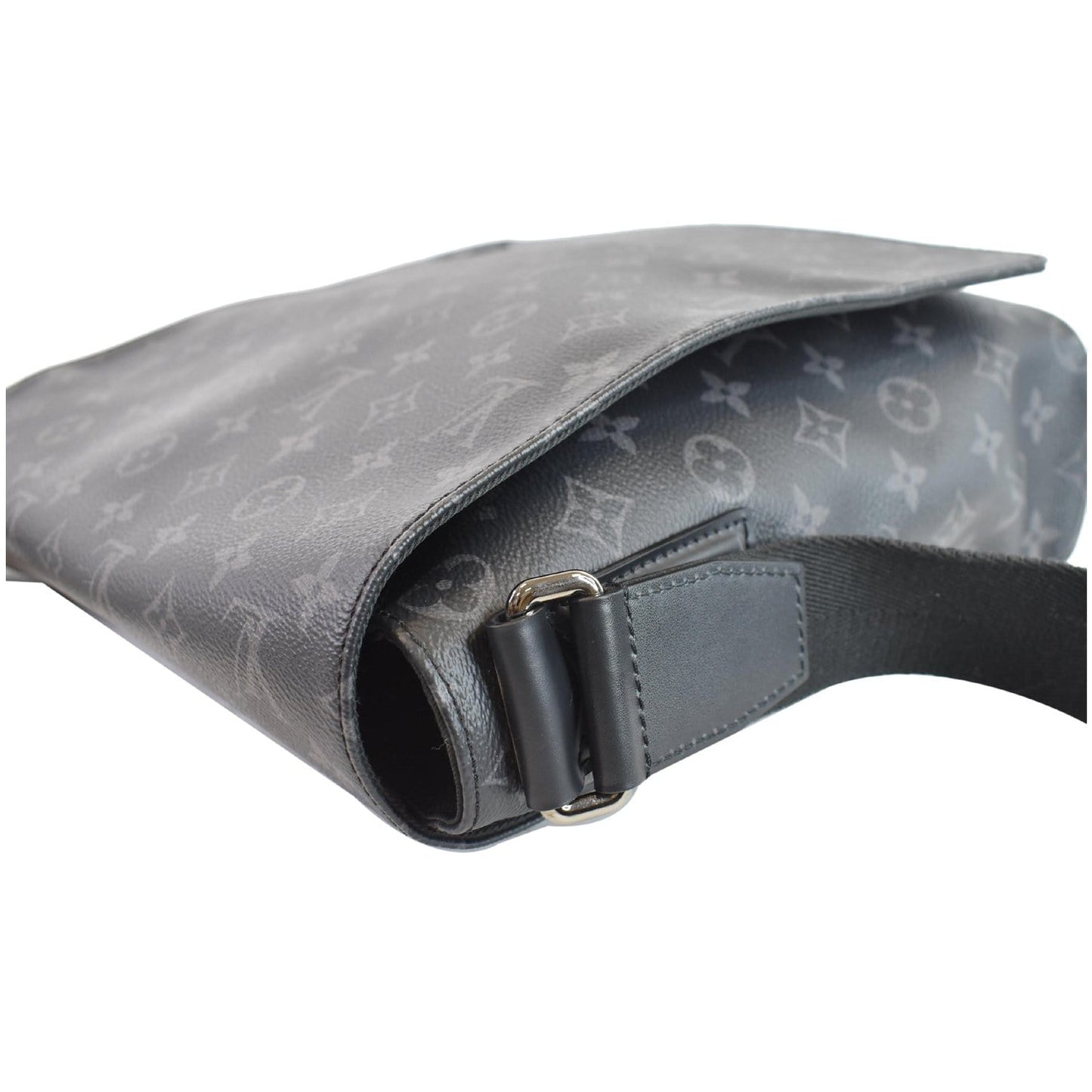 LOUIS VUITTON District PM Monogram Eclipse Messenger Bag Black