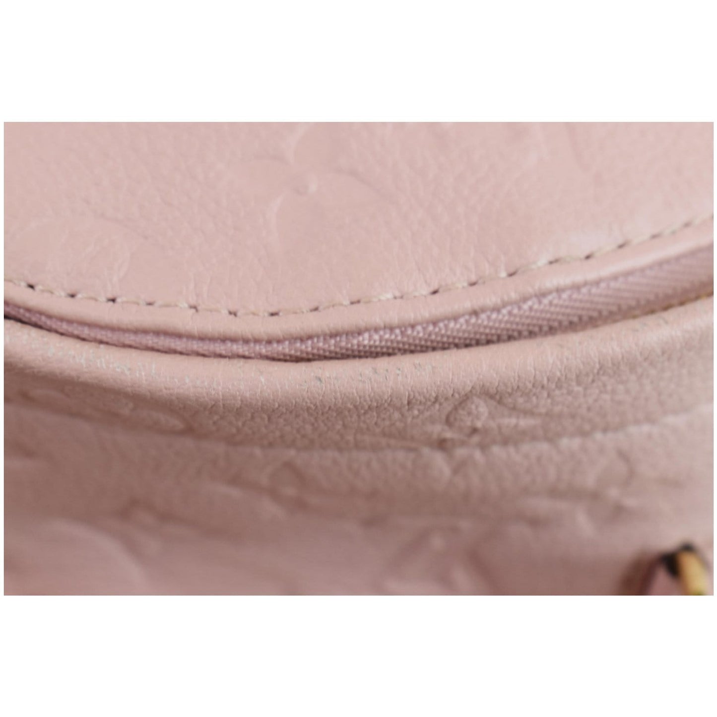 LOUIS VUITTON Sorbonne Monogram Empreinte Leather Backpack Rose Poudre