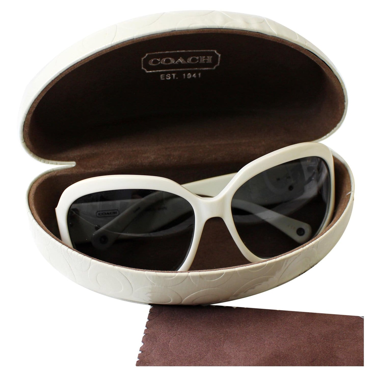 COACH Arabella S8025 Sunglasses White