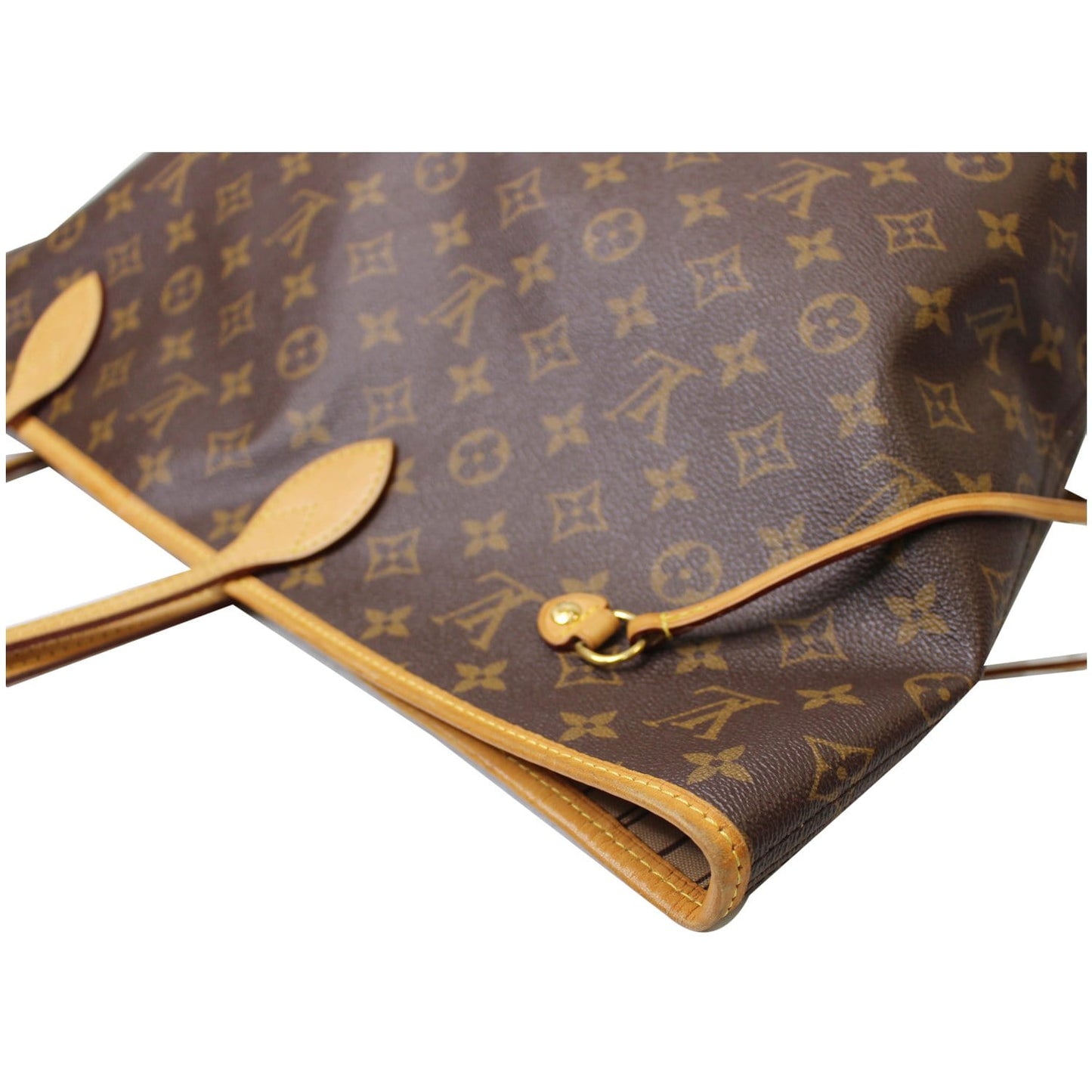 LOUIS VUITTON Neverfull GM Monogram Canvas Tote Shoulder Bag Brown