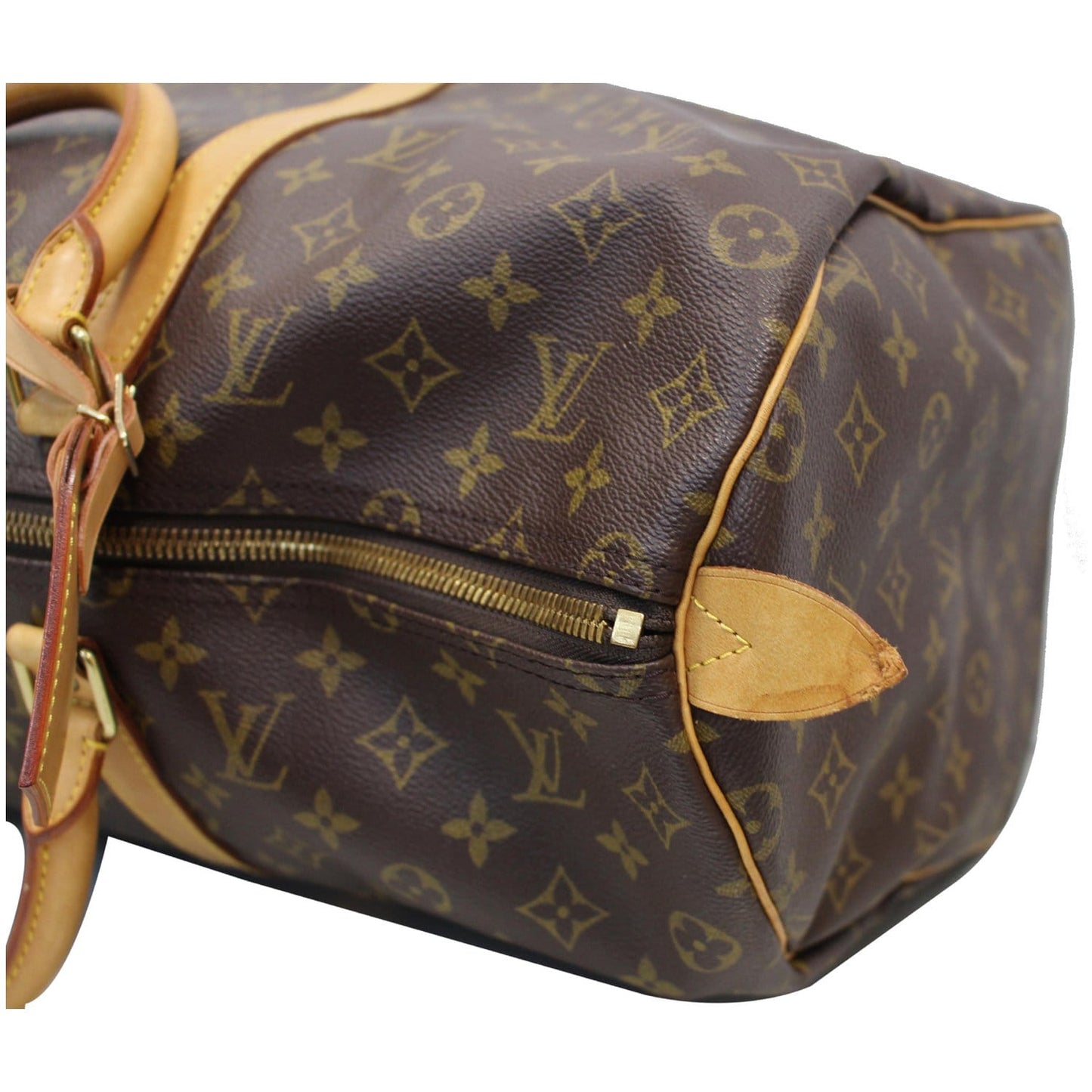 LOUIS VUITTON Keepall 50 Monogram Canvas Travel Bag Brown - 15% OFF