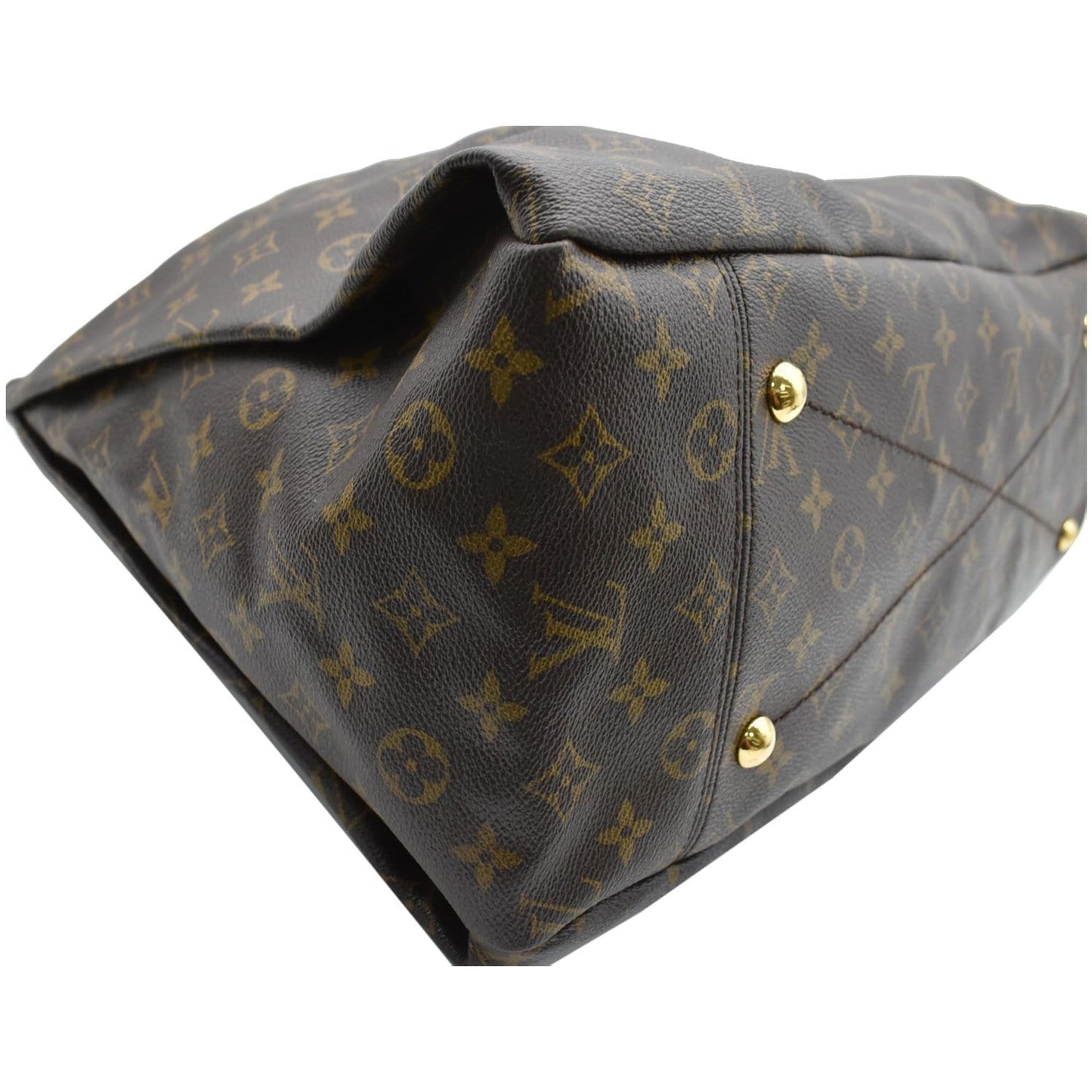 LOUIS VUITTON Artsy GM Monogram Canvas Hobo Bag Brown
