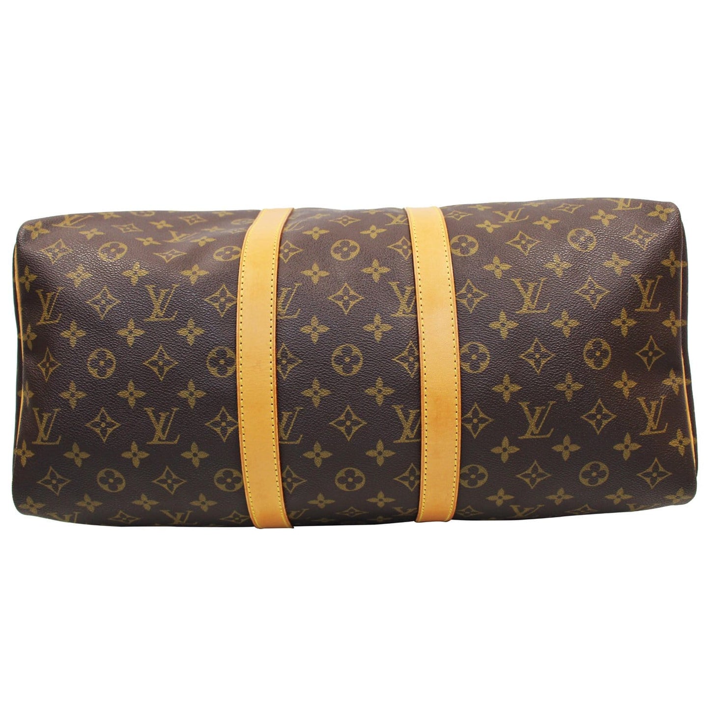 LOUIS VUITTON Keepall 45 Monogram Canvas Travel Bag Brown