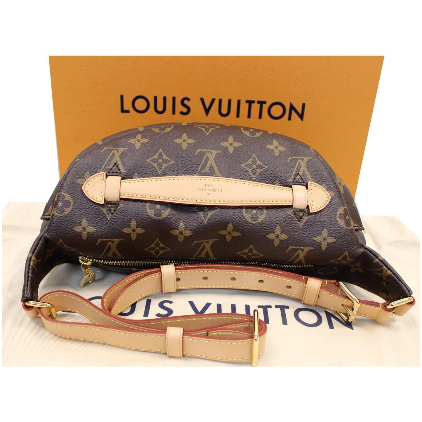 LOUIS VUITTON Monogram Canvas Bumbag Bag Brown