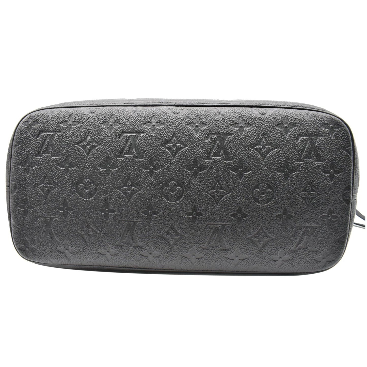 LOUIS VUITTON Neverfull MM Monogram Empreinte Tote Bag Black