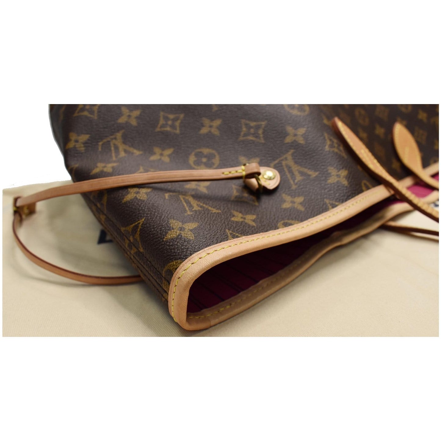LOUIS VUITTON Neverfull GM Monogram Canvas Shoulder Bag Brown