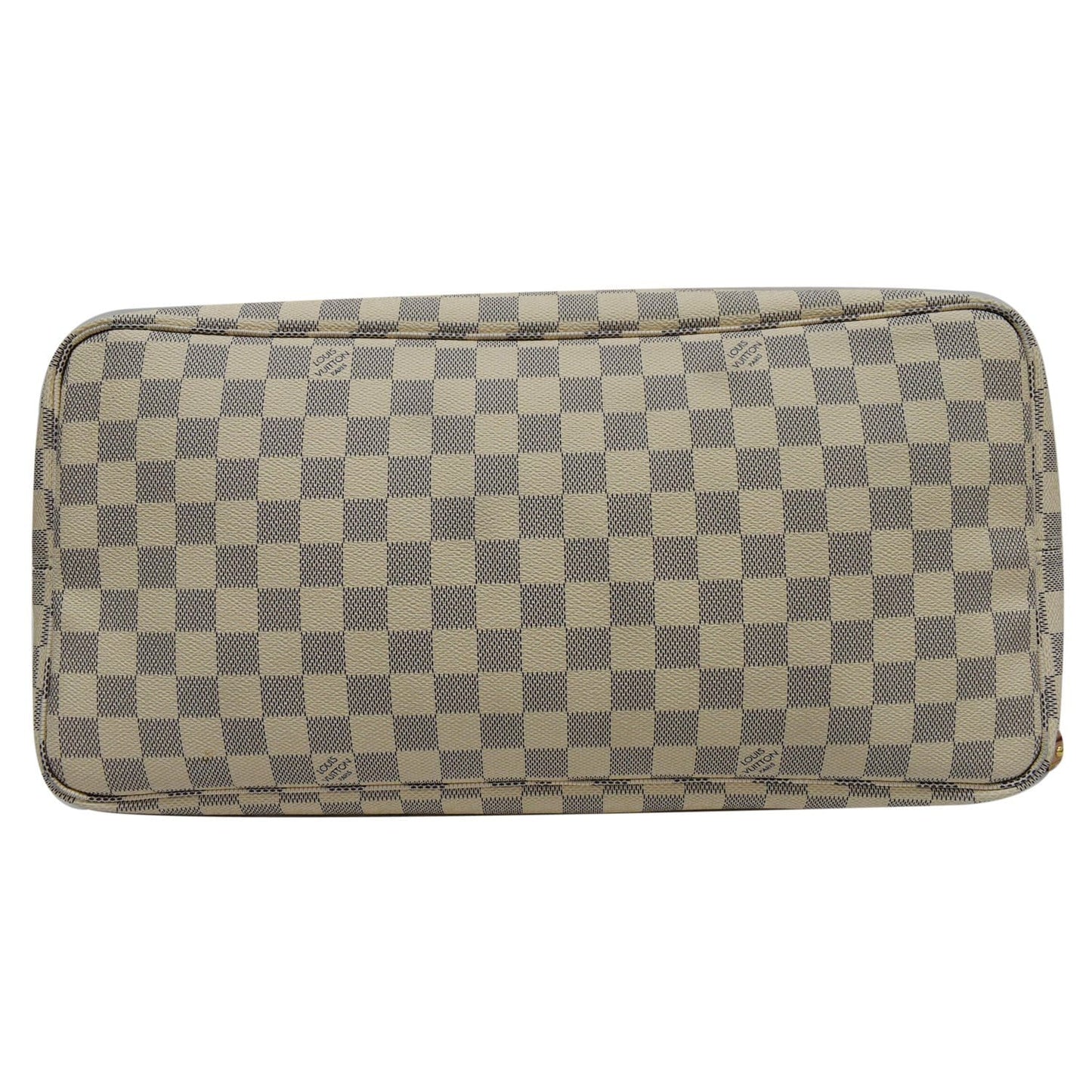 LOUIS VUITTON Neverfull GM Damier Azur Tote Bag Rose Ballerine