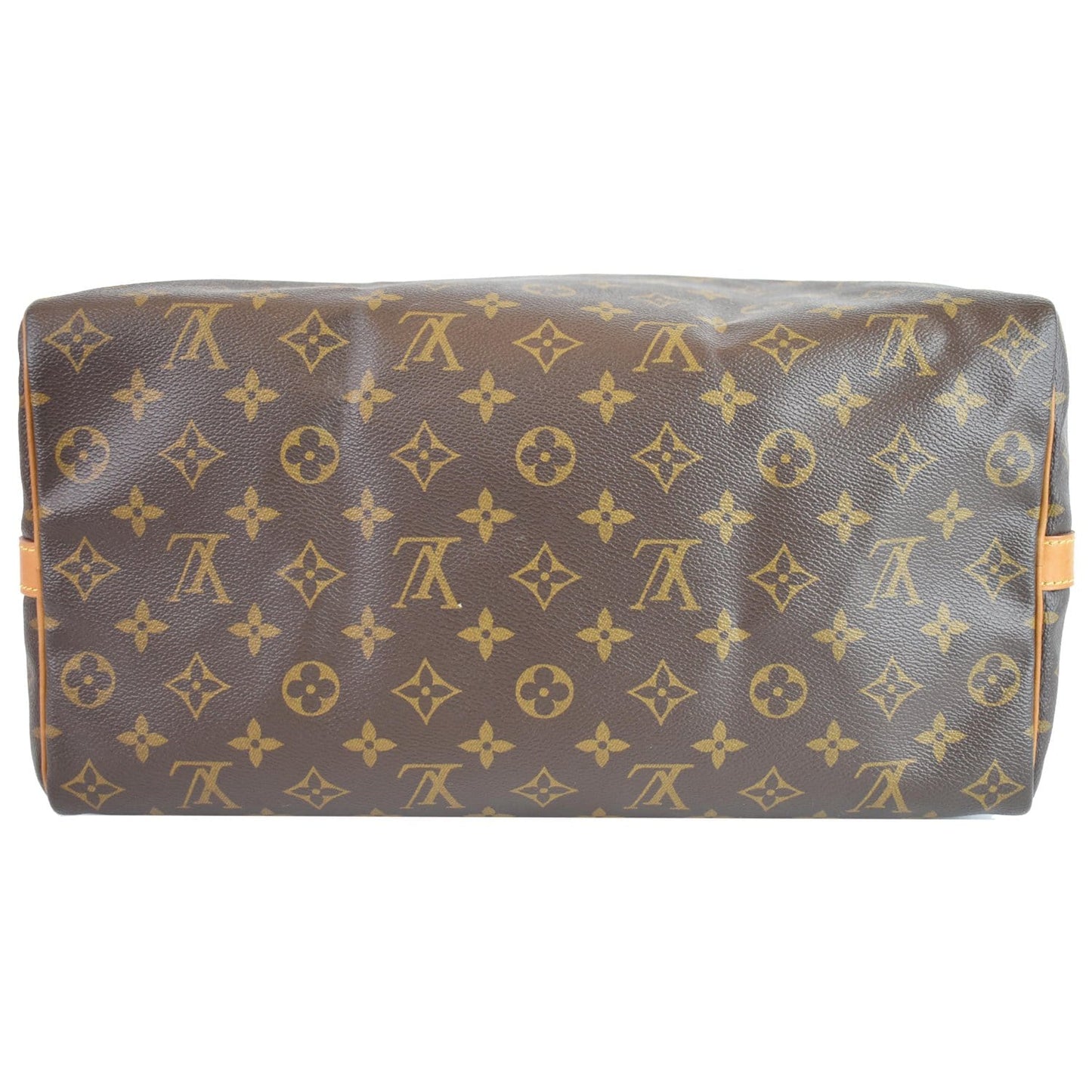 LOUIS VUITTON Speedy 35 Bandouliere Monogram Canvas Shoulder Bag Brown