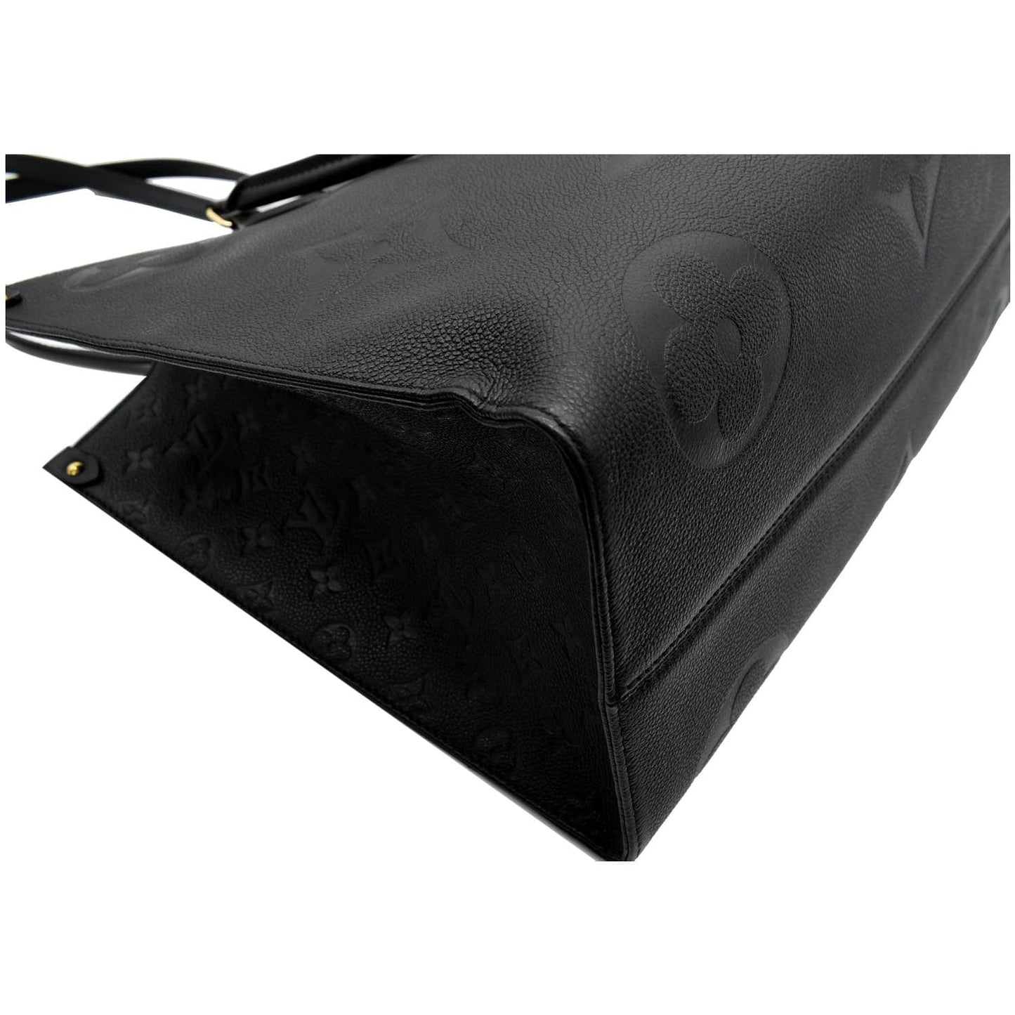 LOUIS VUITTON Onthego GM Monogram Empreinte Leather Tote Bag Black - Hot Deals