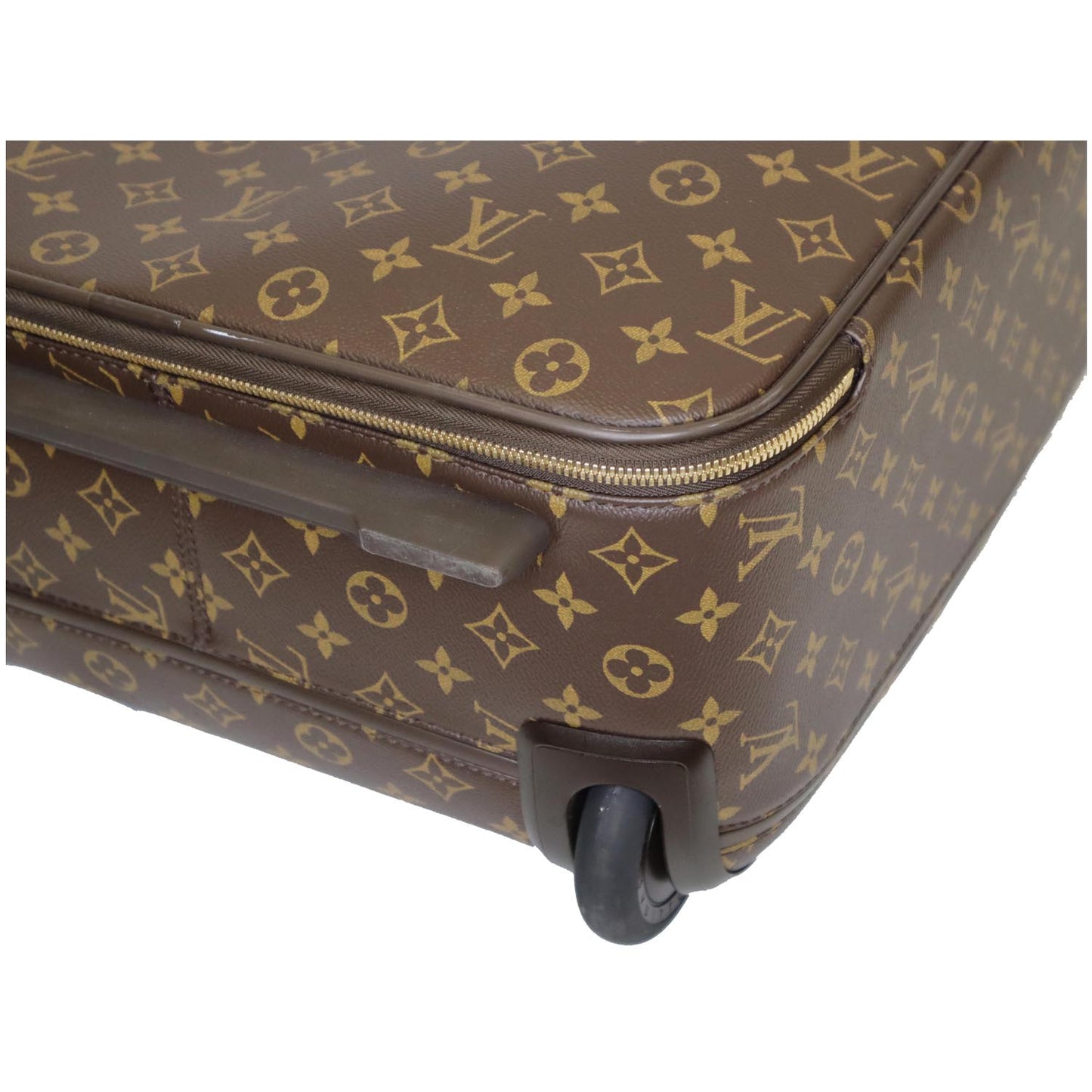 LOUIS VUITTON Pegase 55 Monogram Canvas Business Suitcase Travel Bag Brown